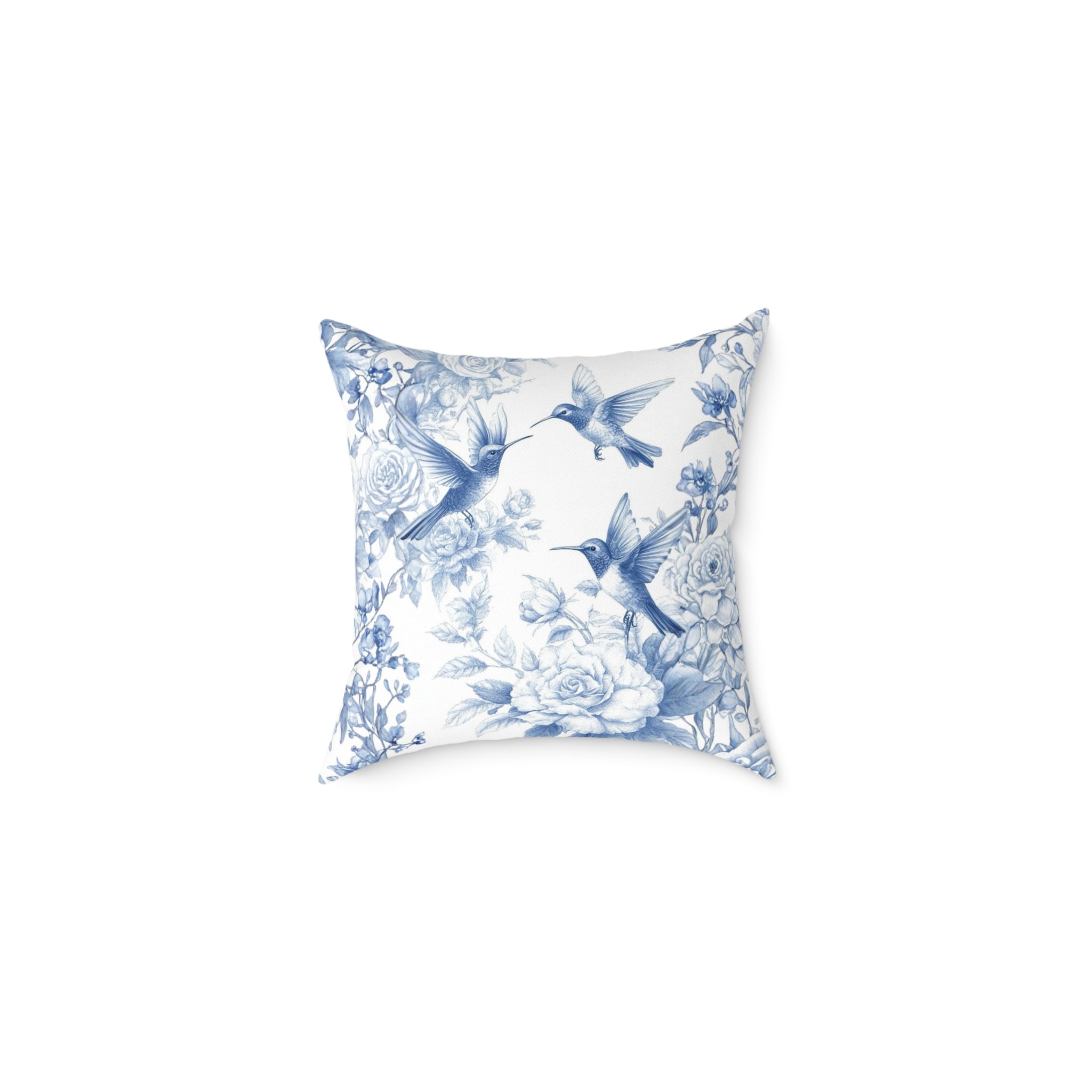 Porcelain Flight Throw Pillow