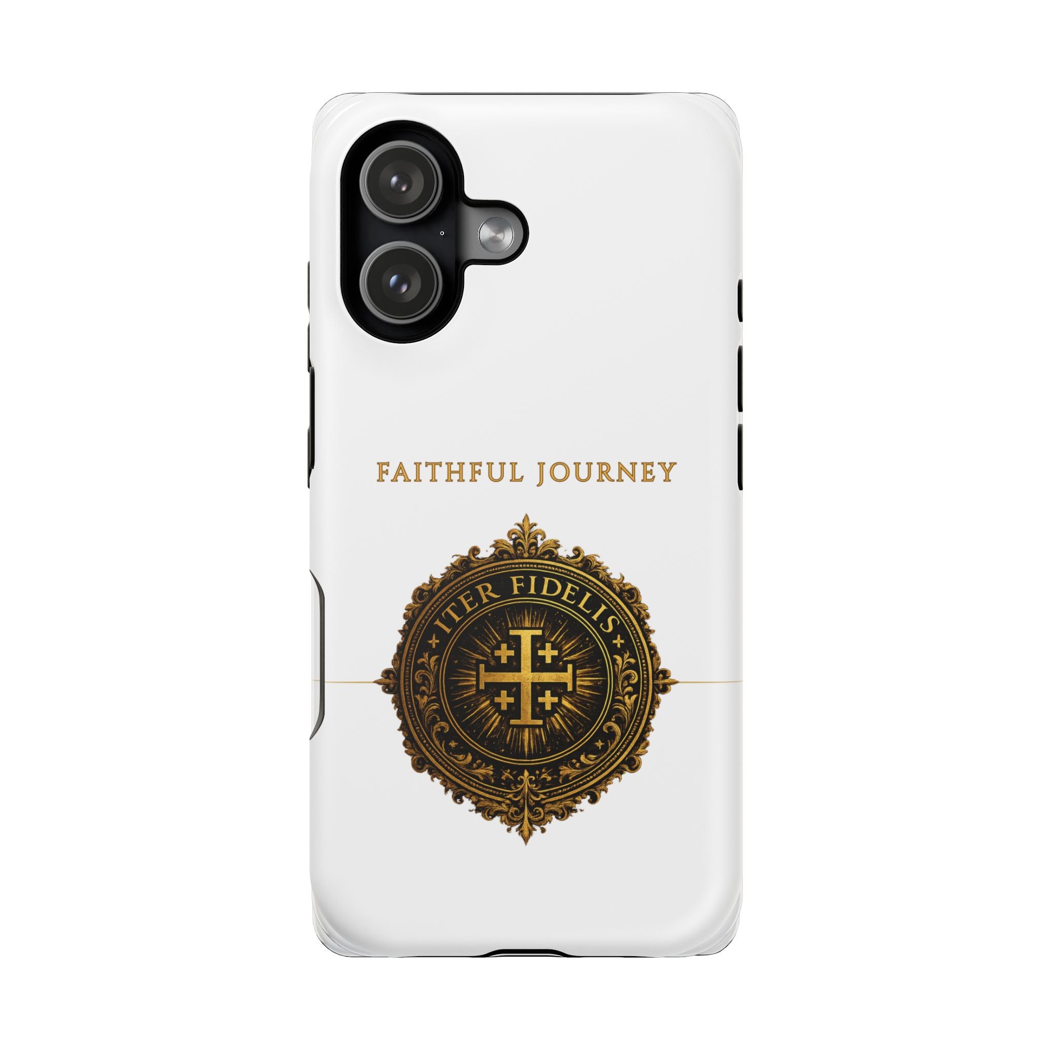 Faithful Journey Impact-Resistant Phone Case — 'Faithful Journey' ITER FIDELIS Seal