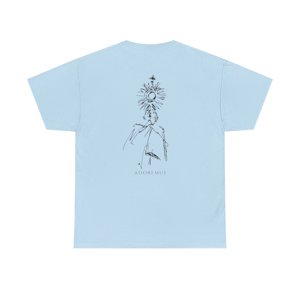 T-Shirt — Iter Fidelis Minimalist Adoration Graphic Tee