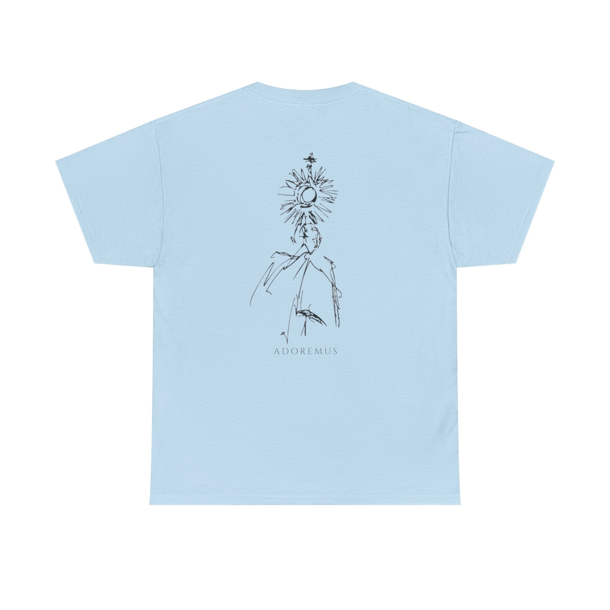 T-Shirt — Iter Fidelis Minimalist Adoration Graphic Tee