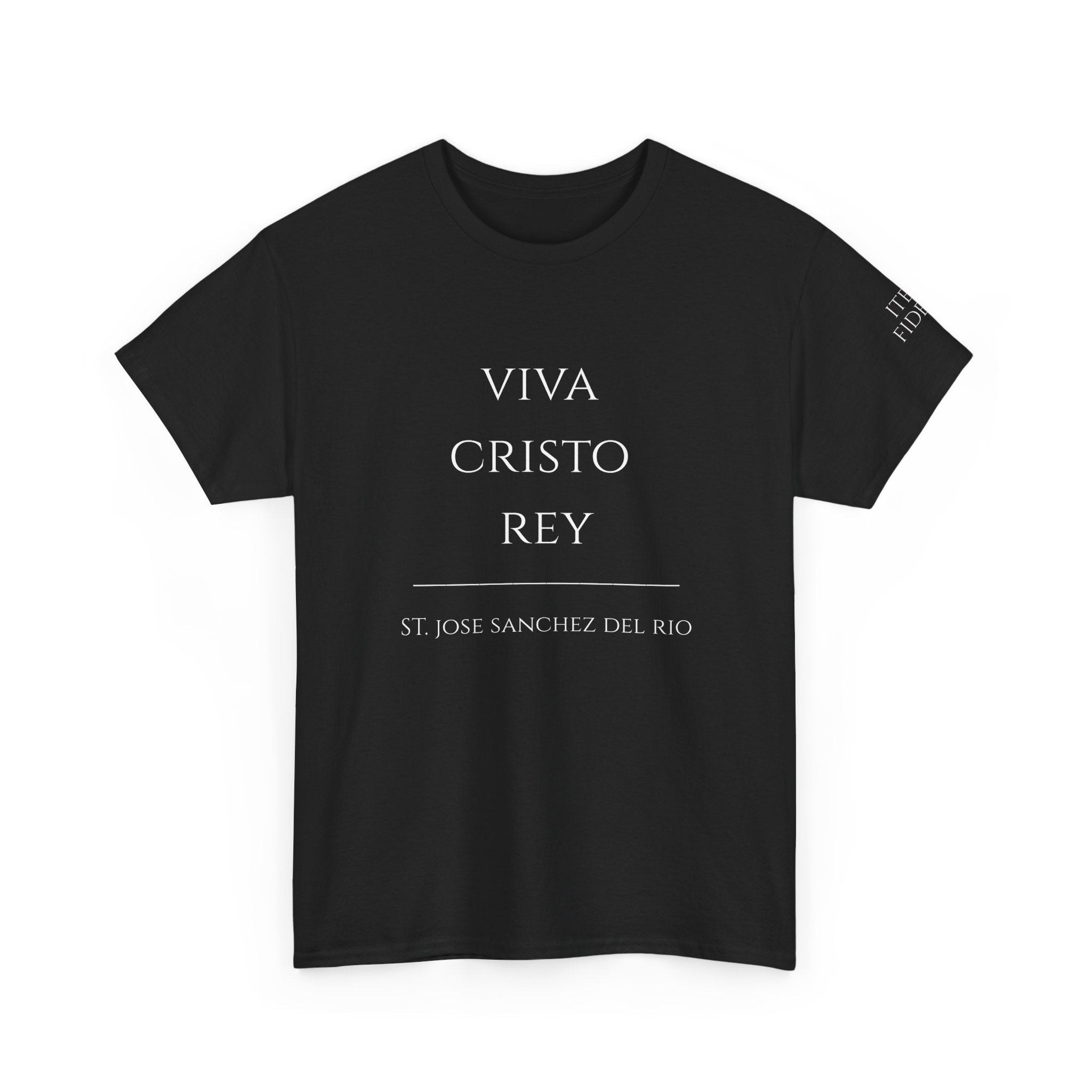 Viva Cristo Rey T-Shirt | Spanish Religious Phrase Tee