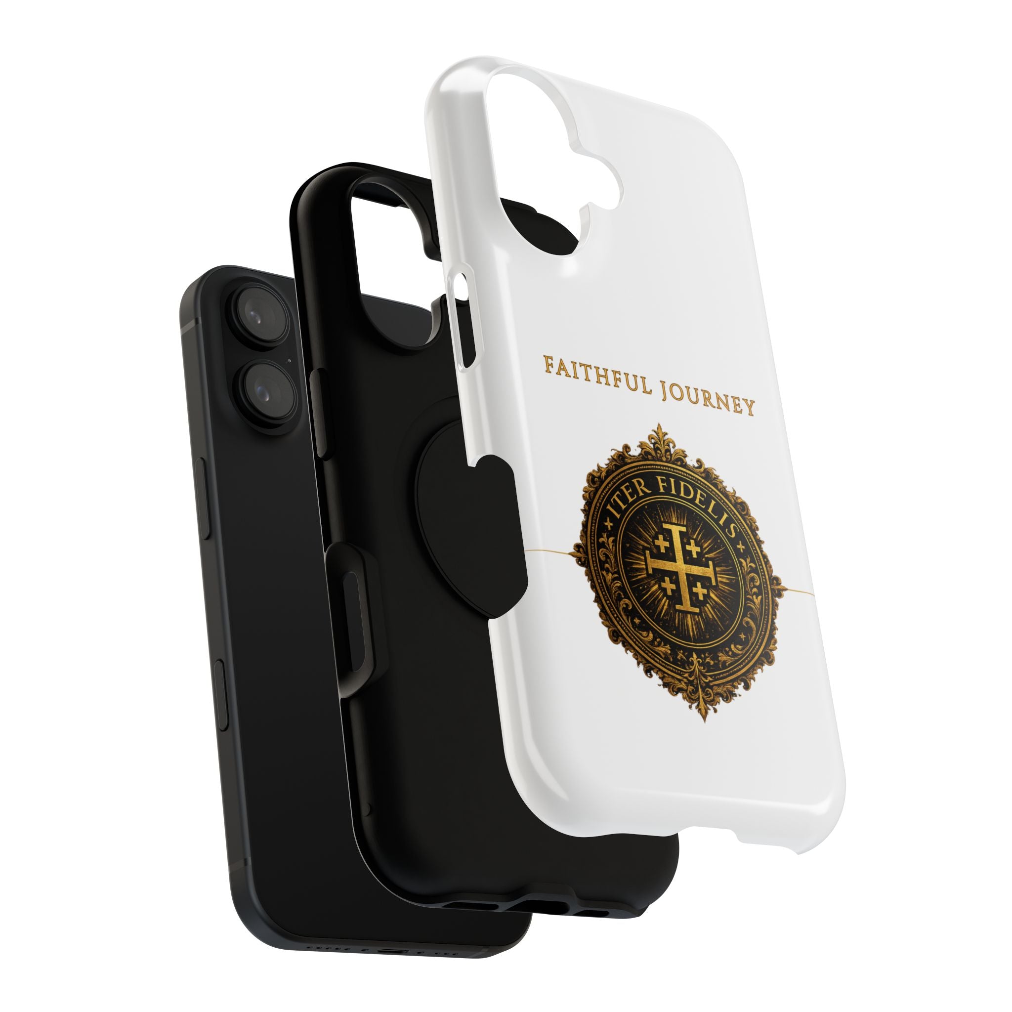 Faithful Journey Impact-Resistant Phone Case — 'Faithful Journey' ITER FIDELIS Seal