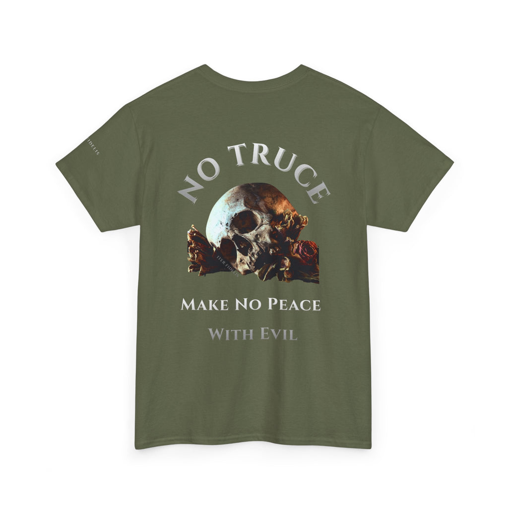 Iter Fidelis “No Truce” Skull T-Shirt — Make No Peace With Evil
