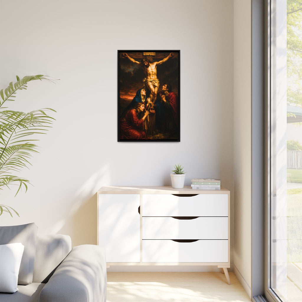 The Crucifixion at Golgotha on canvas 24 x 36