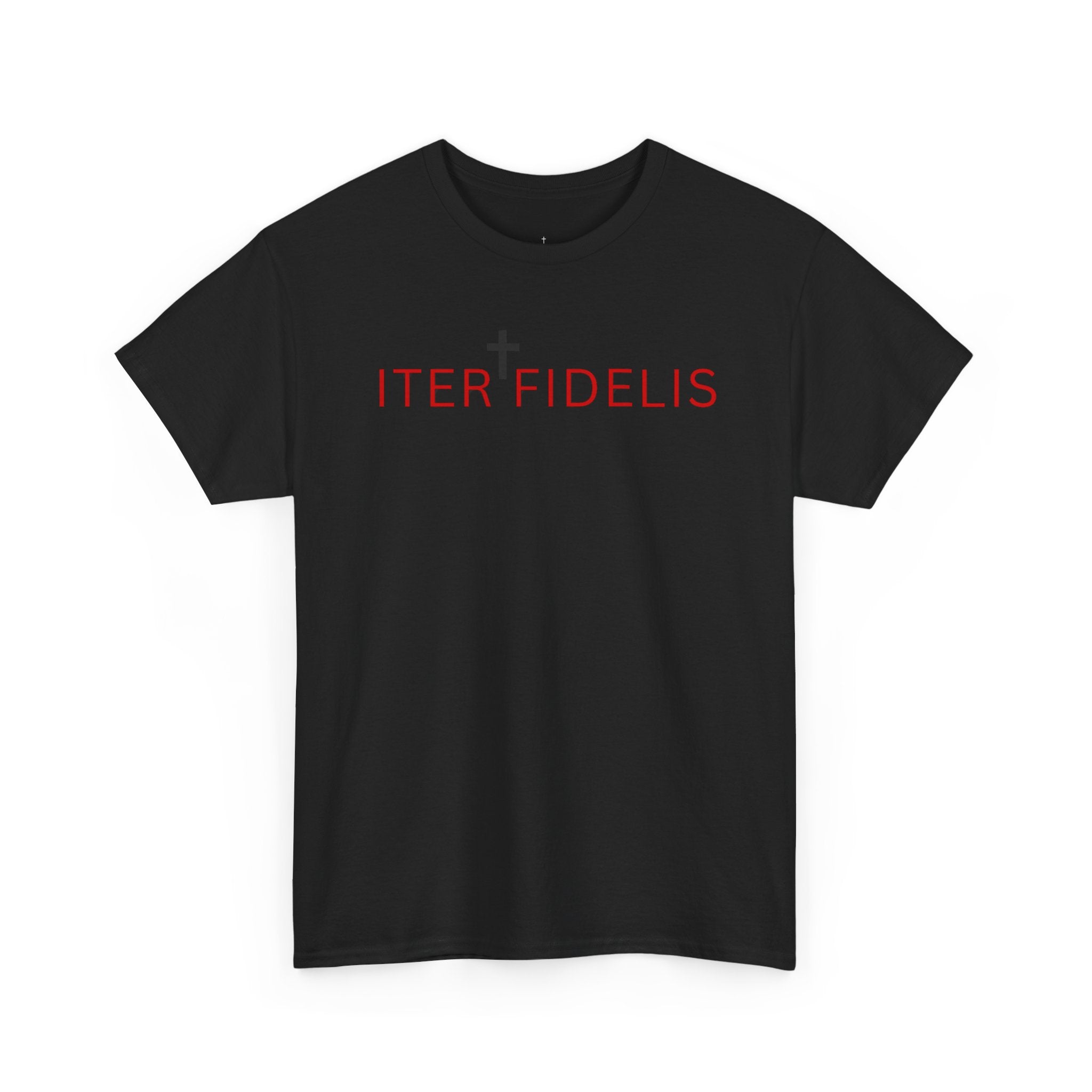 T-Shirt — "Iter Fidelis" Christian Tee: "Be Like Jesus" Inspirational Faith Shirt