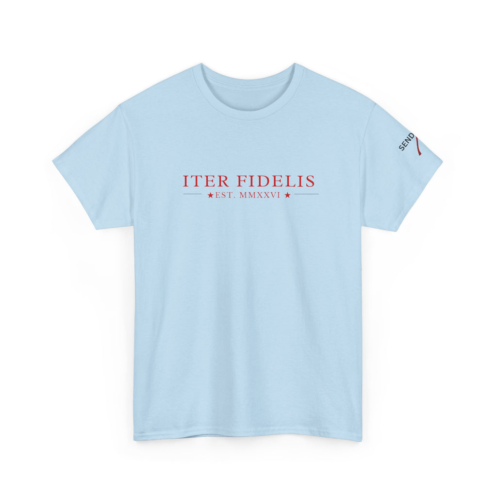 Here Am I. Send Me. — Isaiah 6:8 Firefighter Shirt | Iter Fidelis