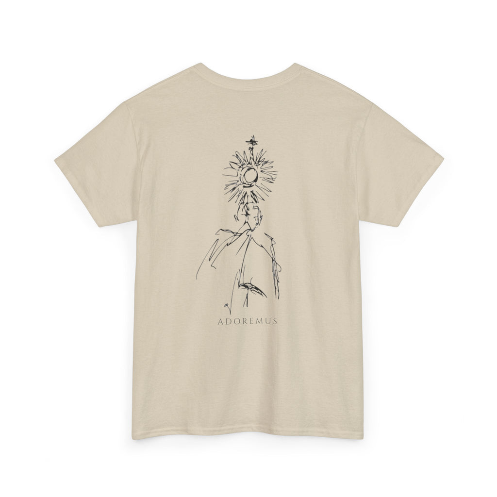 T-Shirt — Iter Fidelis Minimalist Adoration Graphic Tee