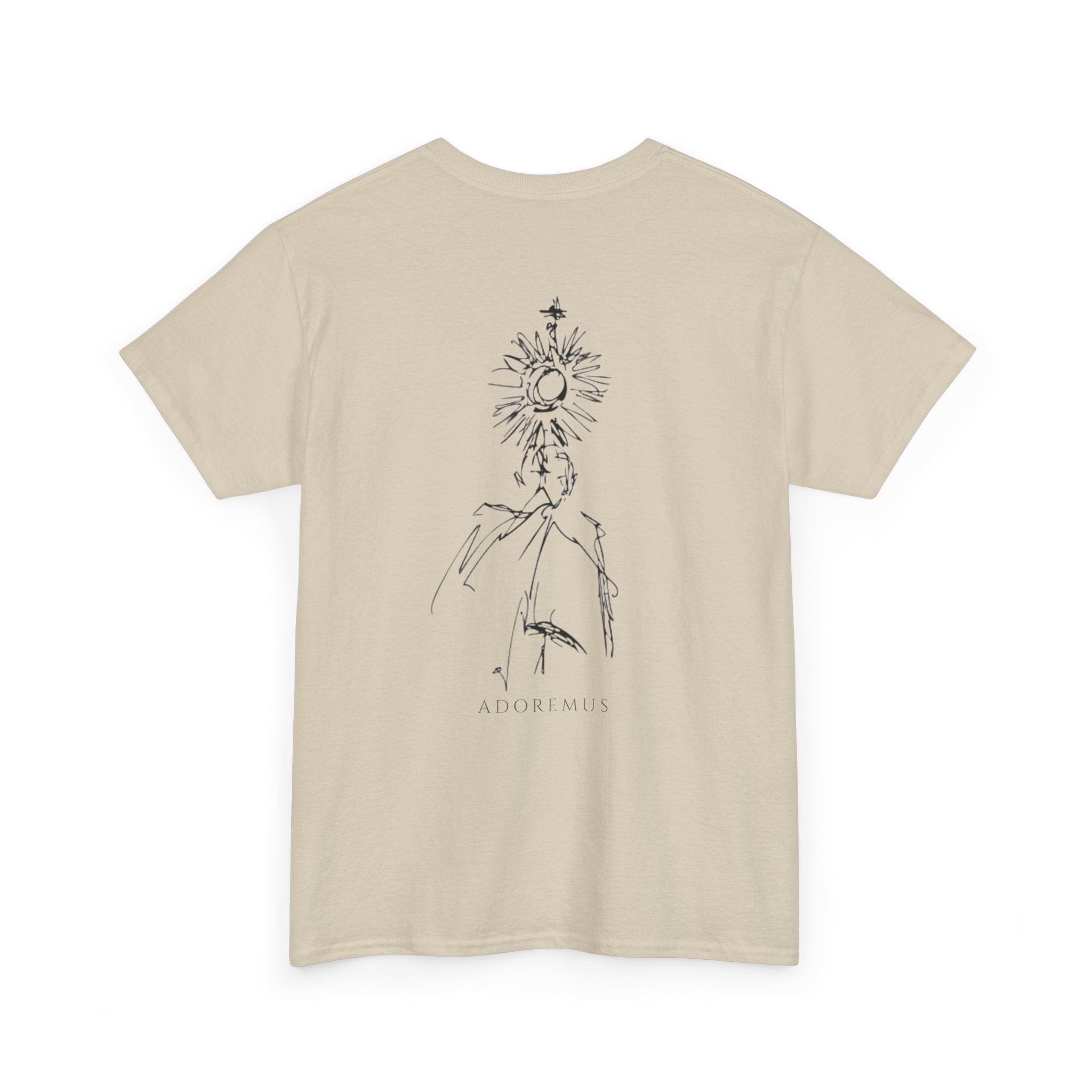 T-Shirt — Iter Fidelis Minimalist Adoration Graphic Tee