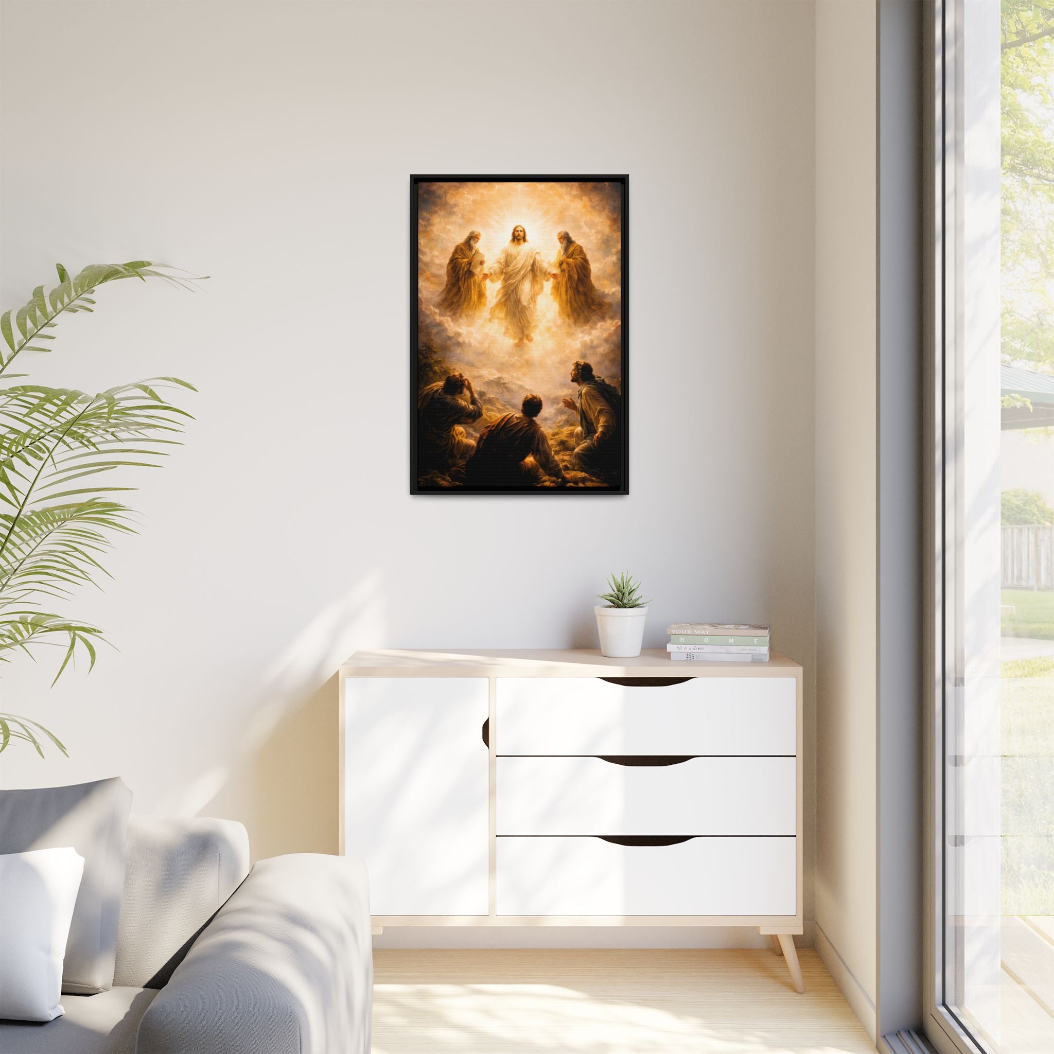 The Transfiguration of Christ on canvas 24 x 36