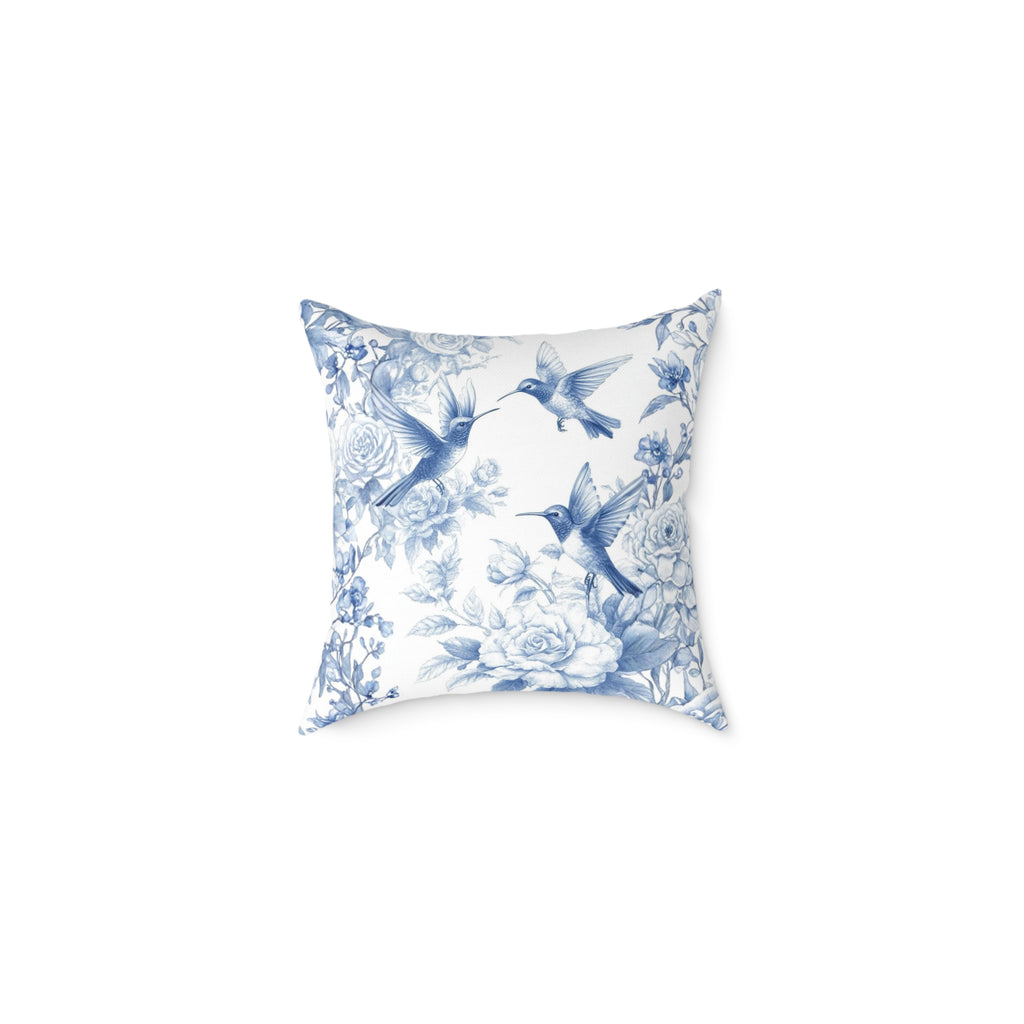 Porcelain Flight Throw Pillow