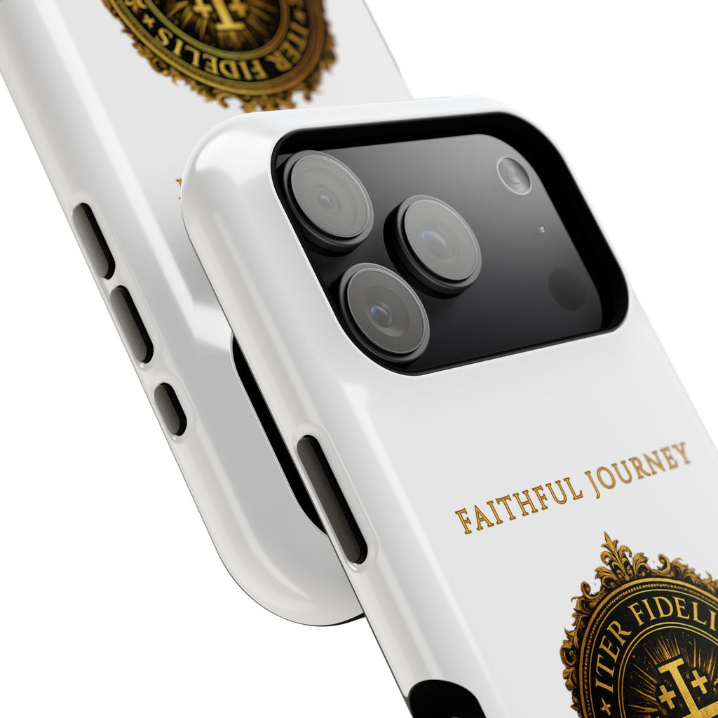 Faithful Journey Impact-Resistant Phone Case — 'Faithful Journey' ITER FIDELIS Seal