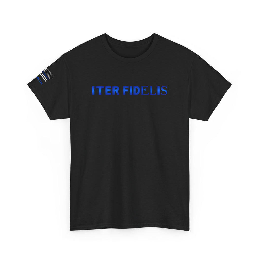 Thin Blue Line Courage Tee — Stand the Line Police Support Shirt