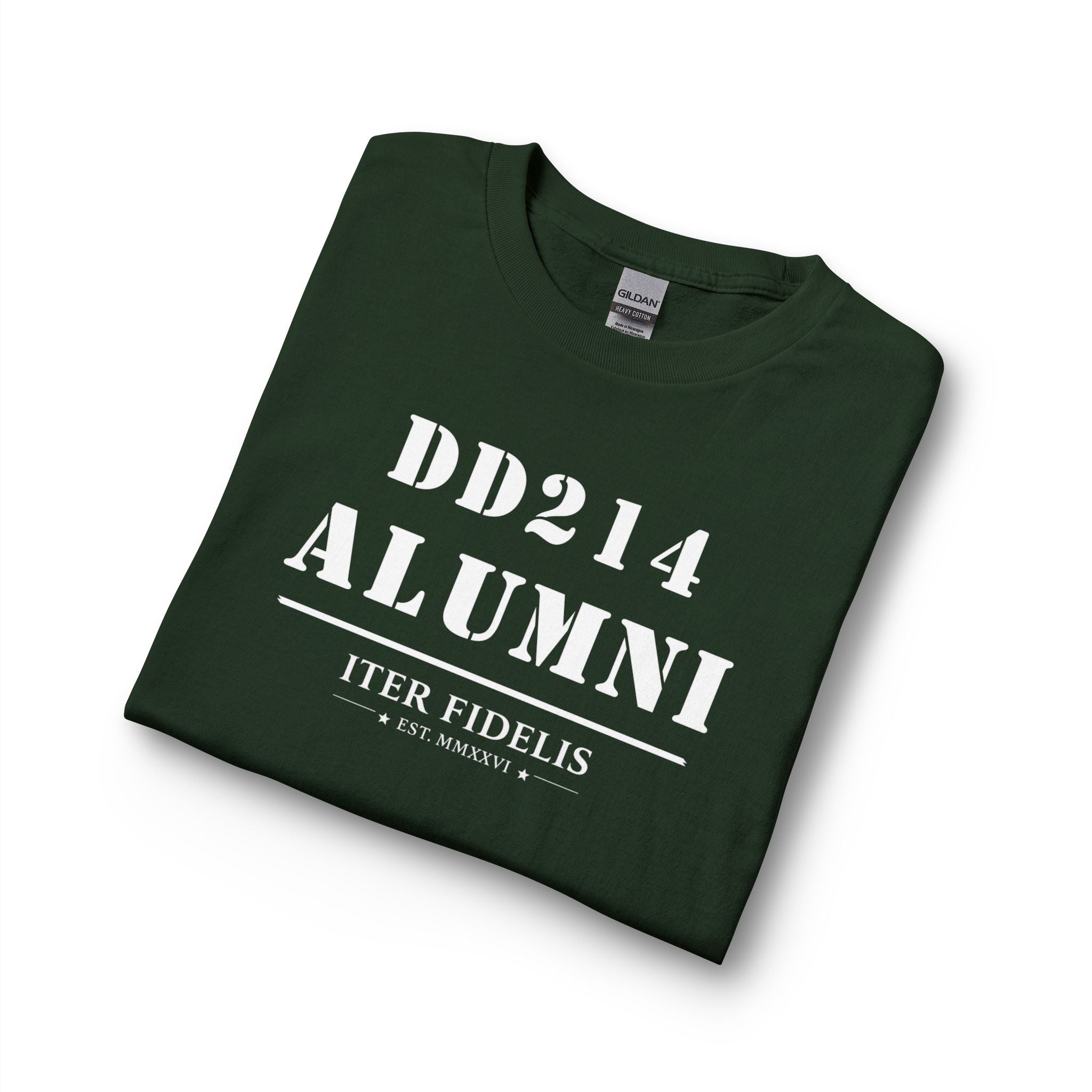 DD214 Alumni Army Veteran T-Shirt — 'I Have Earned It' Military LS