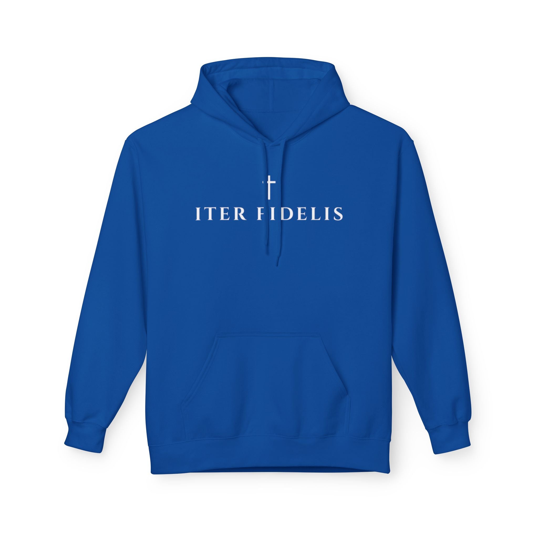 Christian Chi-Rho Hoodie — Iter Fidelis Faith Pullover