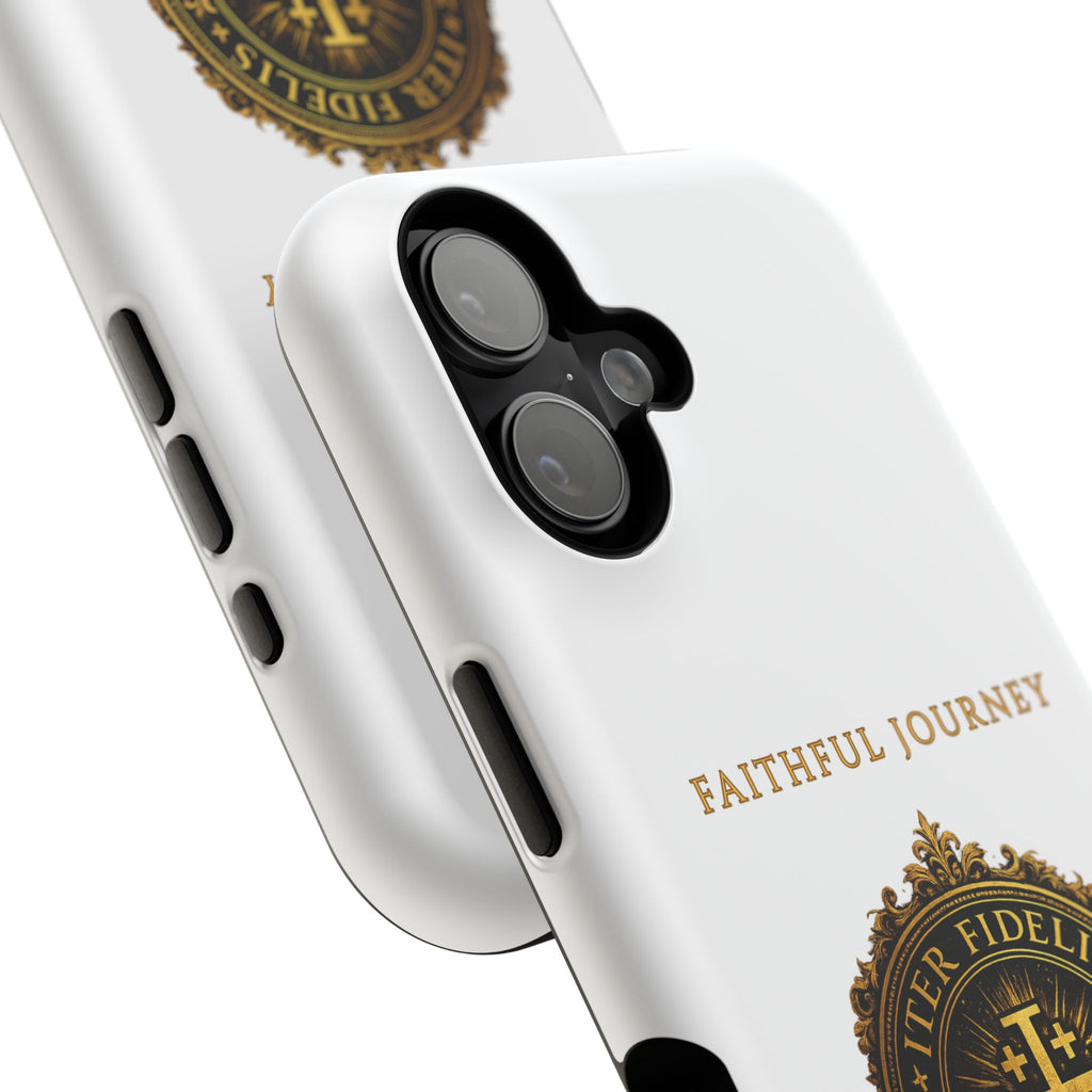 Faithful Journey Impact-Resistant Phone Case — 'Faithful Journey' ITER FIDELIS Seal