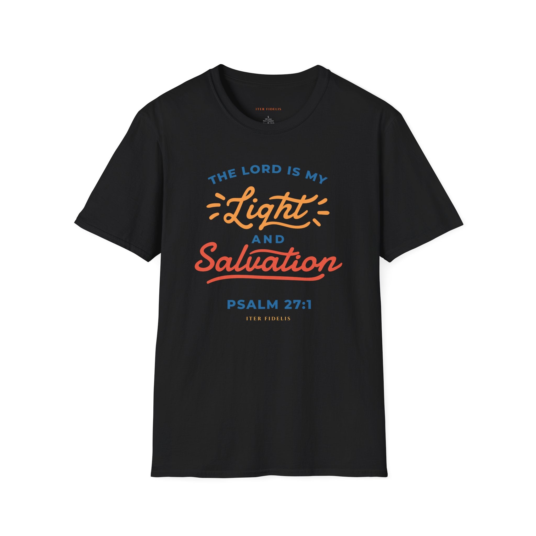Light and Salvation Psalm 27:1 Tee — Iter Fidelis