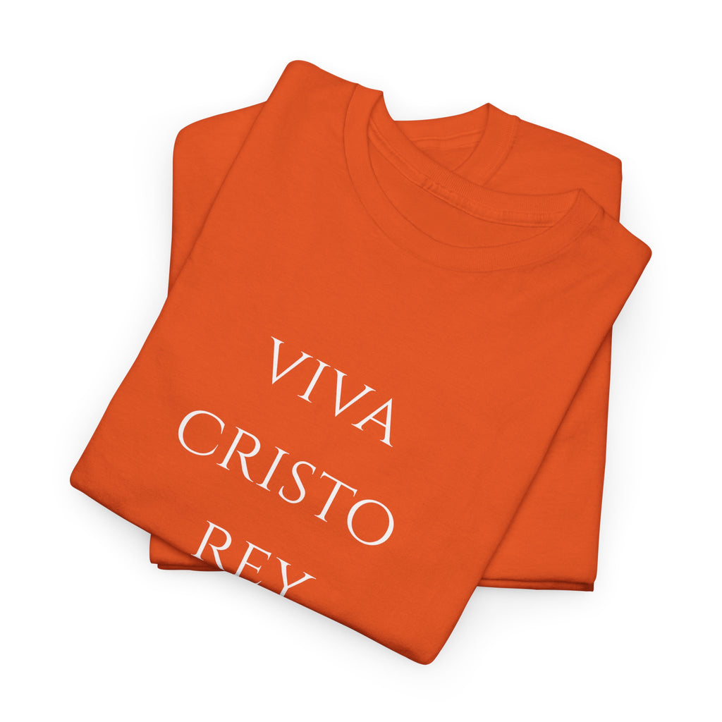 Viva Cristo Rey T-Shirt | Spanish Religious Phrase Tee