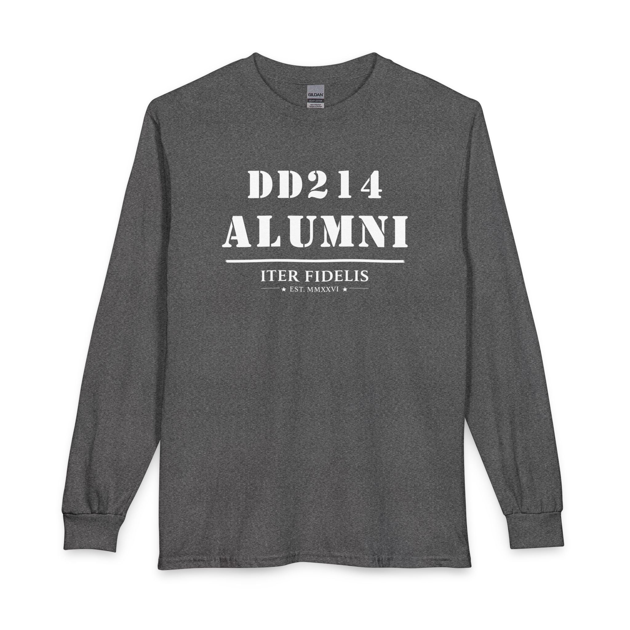 DD214 Alumni Marine Corps Veteran T-Shirt — 'I Have Earned It' Military LS