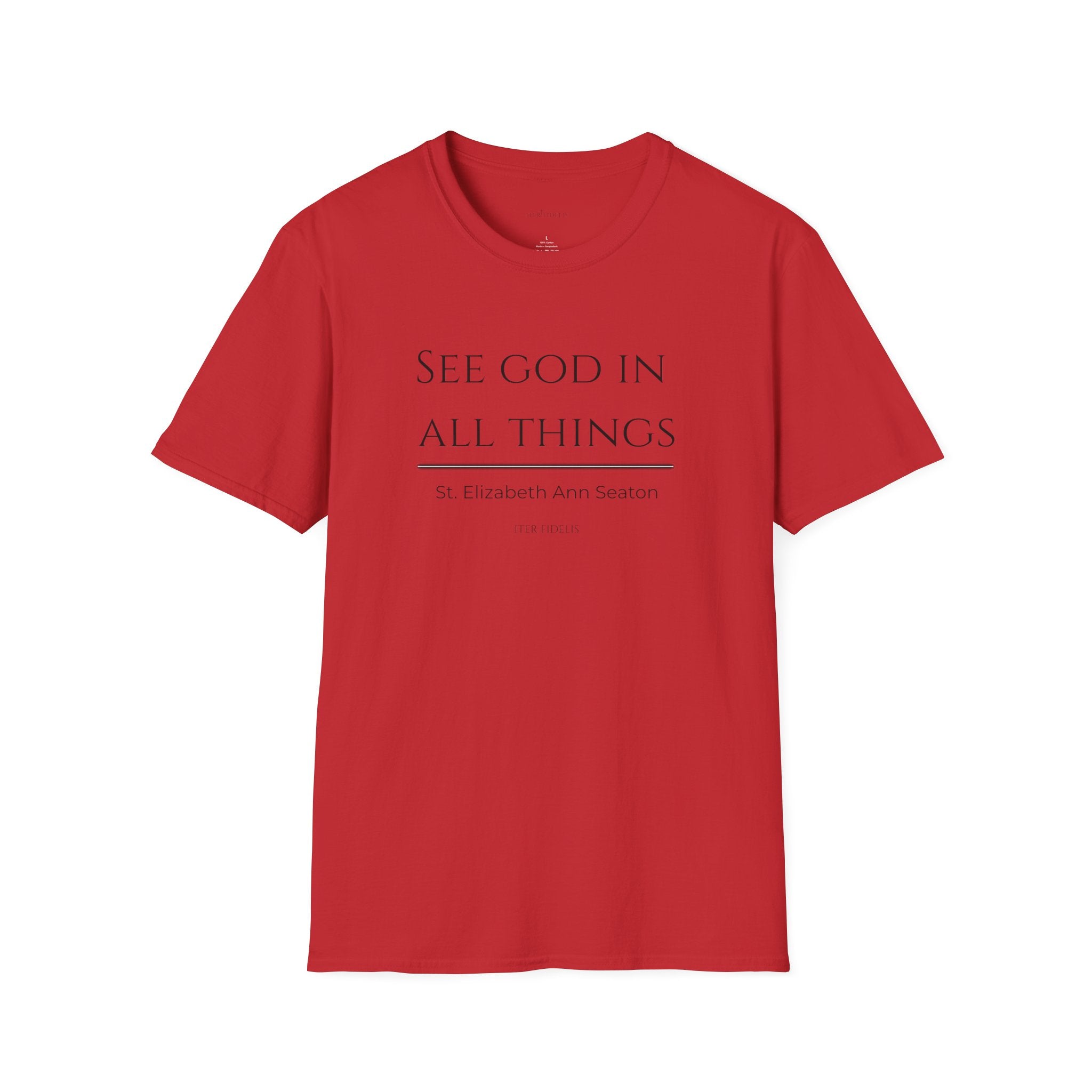 See God In All Things Women's T-Shirt – Inspirational Christian Quote Tee