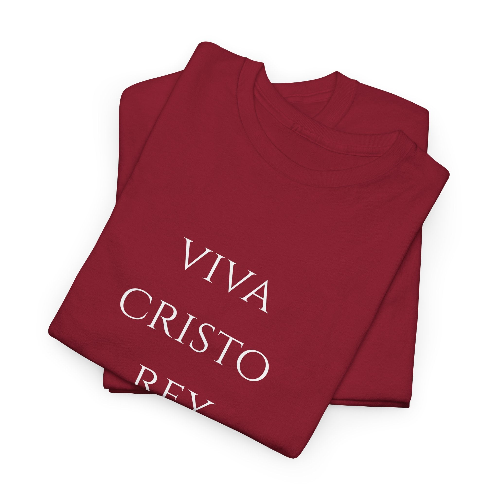 Viva Cristo Rey T-Shirt | Spanish Religious Phrase Tee