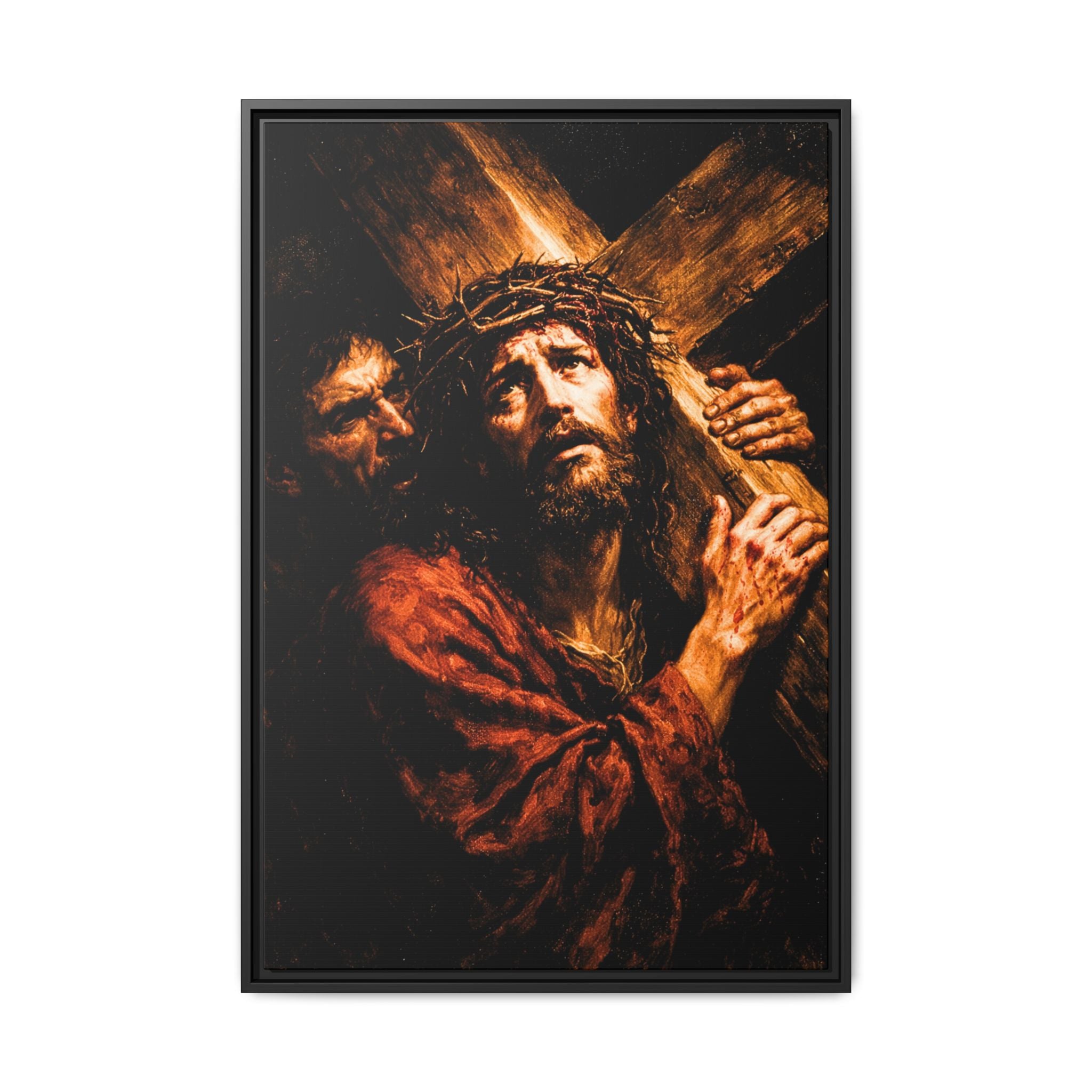 The Weight of Sacrifice on canvas 24 x 36