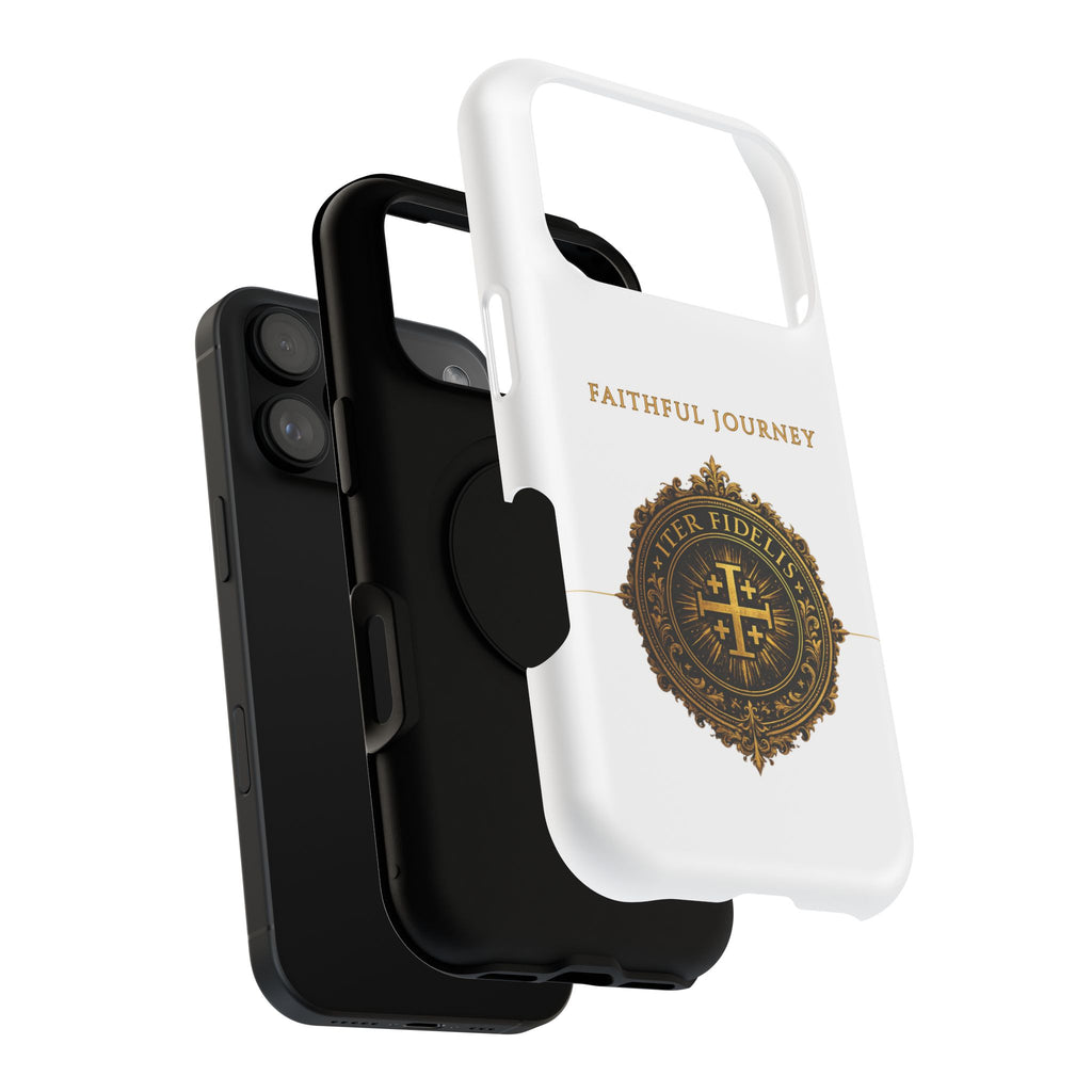 Faithful Journey Impact-Resistant Phone Case — 'Faithful Journey' ITER FIDELIS Seal