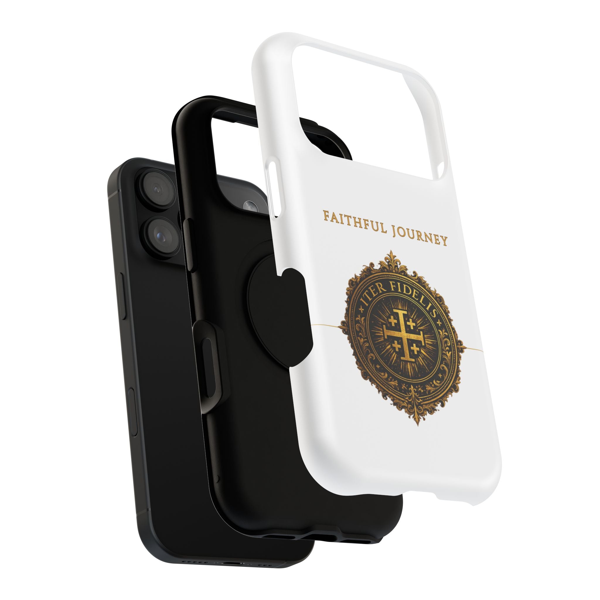 Faithful Journey Impact-Resistant Phone Case — 'Faithful Journey' ITER FIDELIS Seal