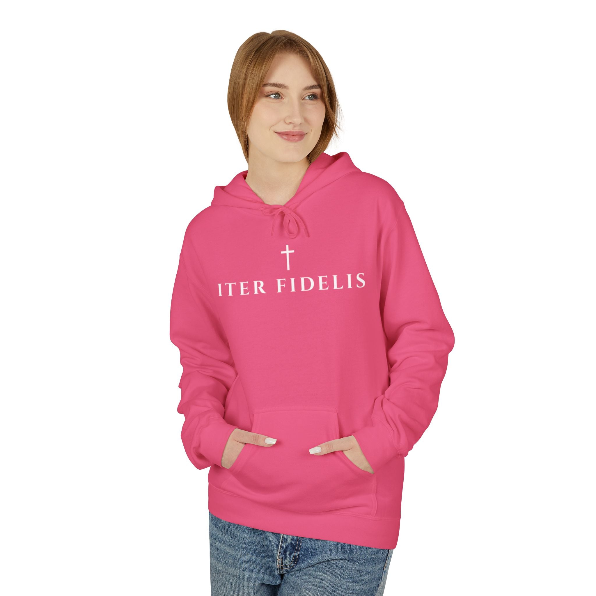 Christian Chi-Rho Hoodie — Iter Fidelis Faith Pullover
