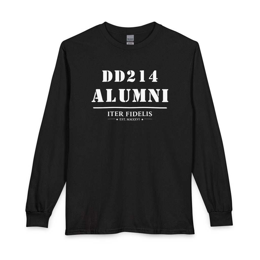 DD214 Alumni Marine Corps Veteran T-Shirt — 'I Have Earned It' Military LS