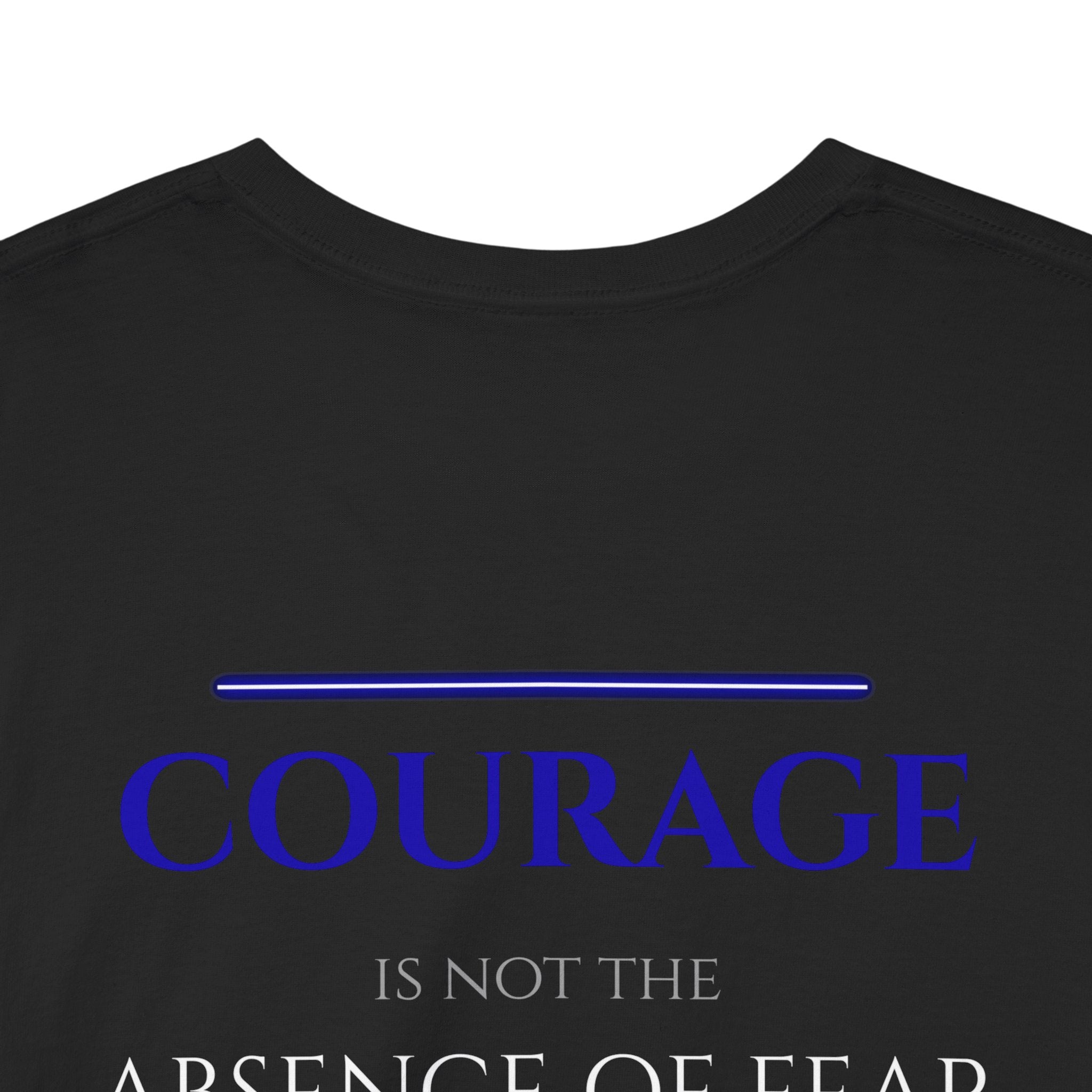Thin Blue Line Courage Tee — Stand the Line Police Support Shirt
