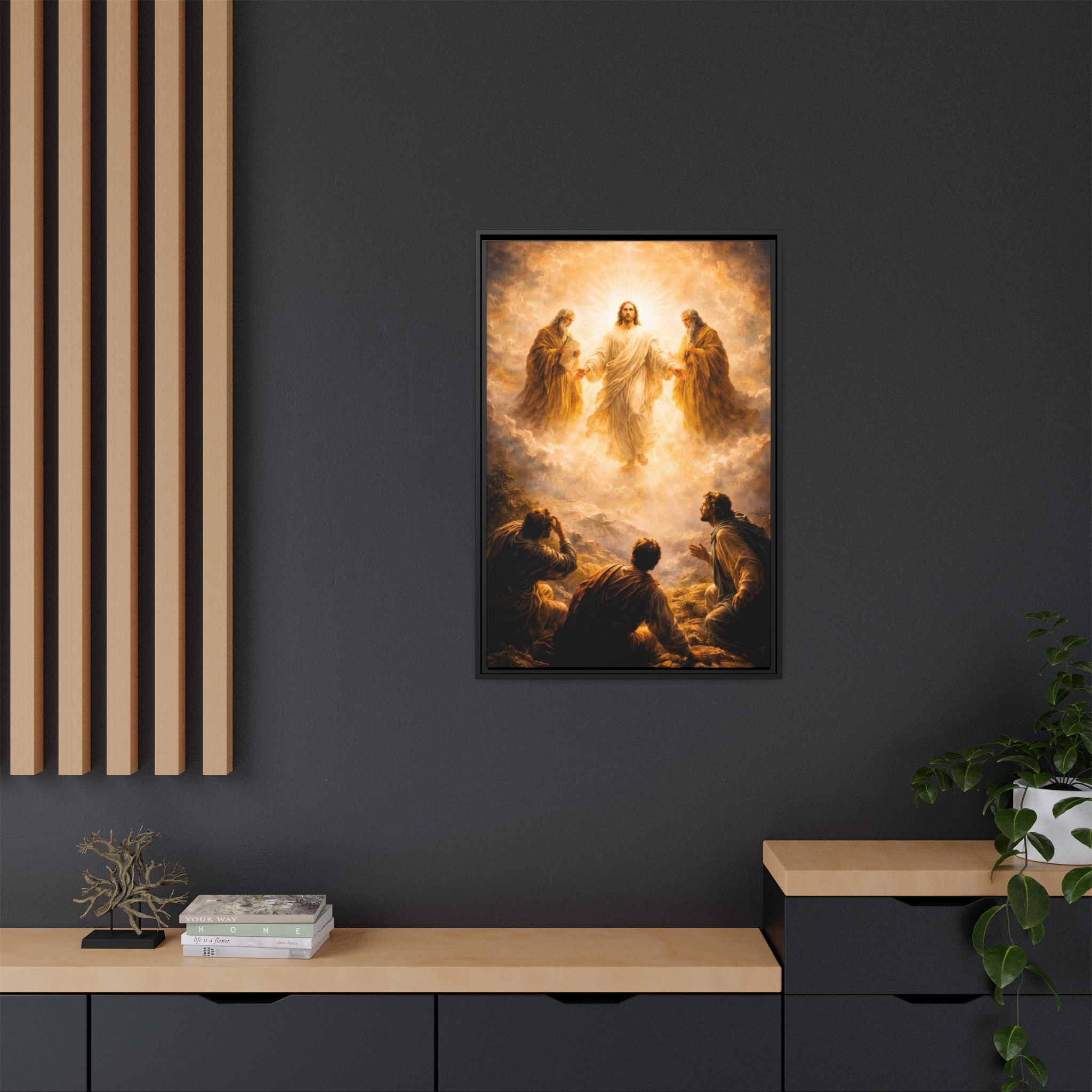 The Transfiguration of Christ on canvas 24 x 36