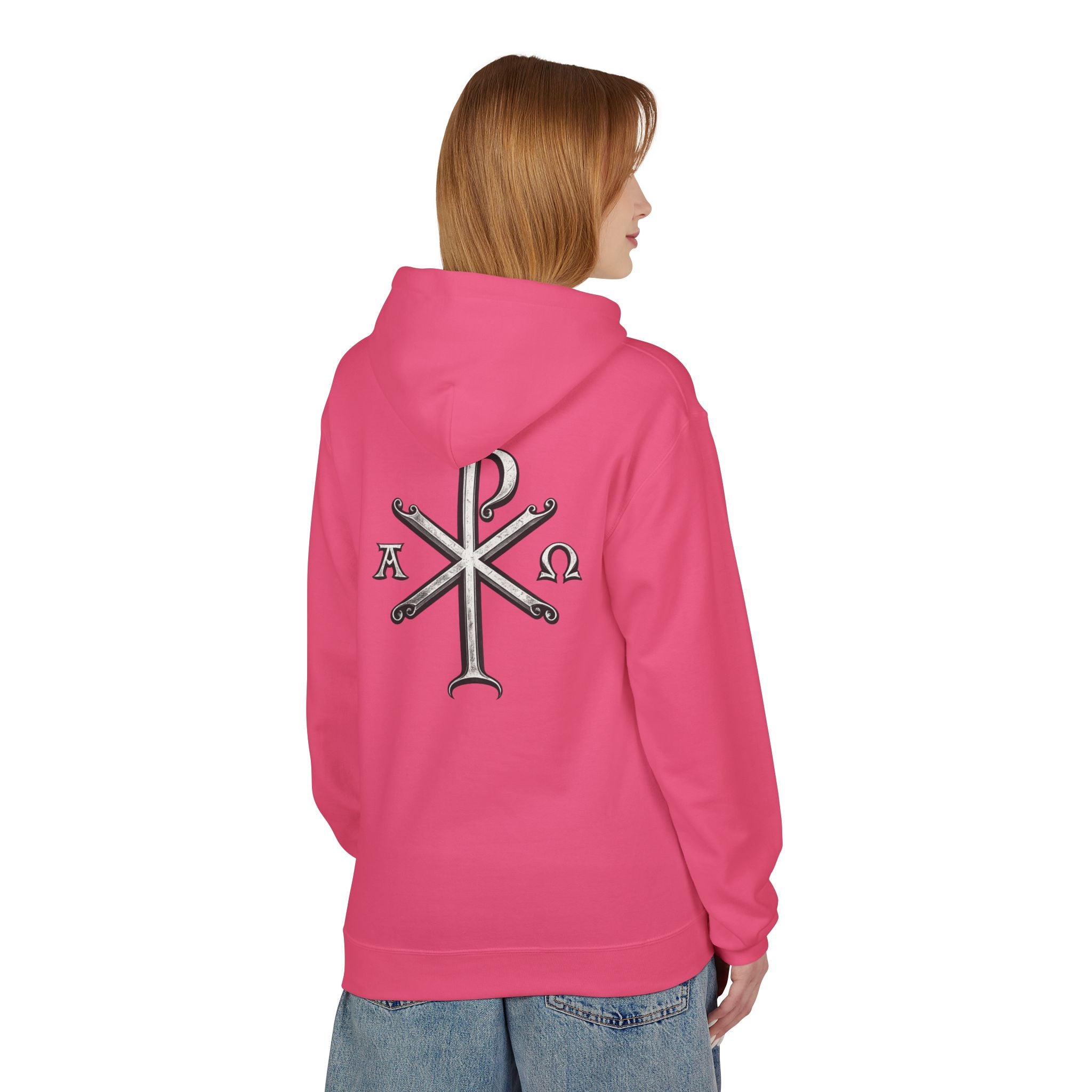 Christian Chi-Rho Hoodie — Iter Fidelis Faith Pullover