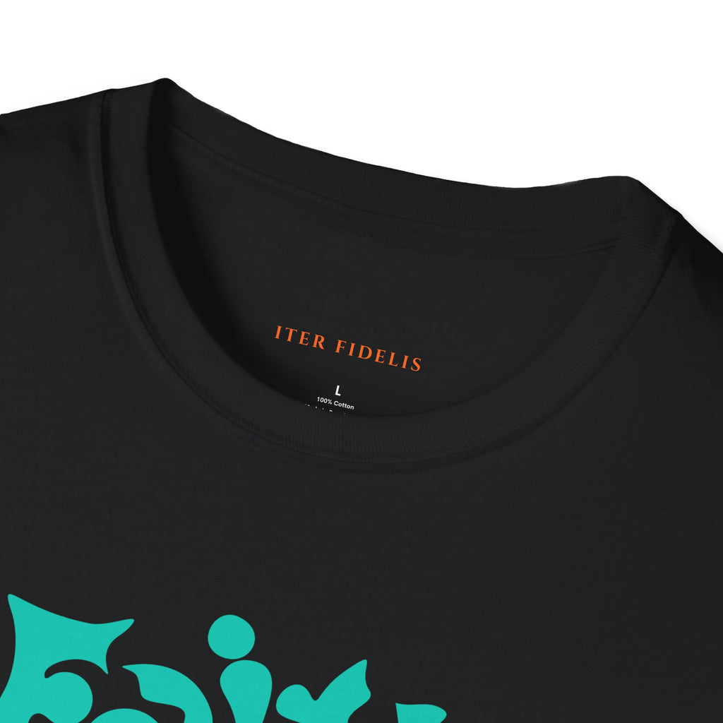 Faith Hope Love T-Shirt — Retro Colorful Inspirational Tee