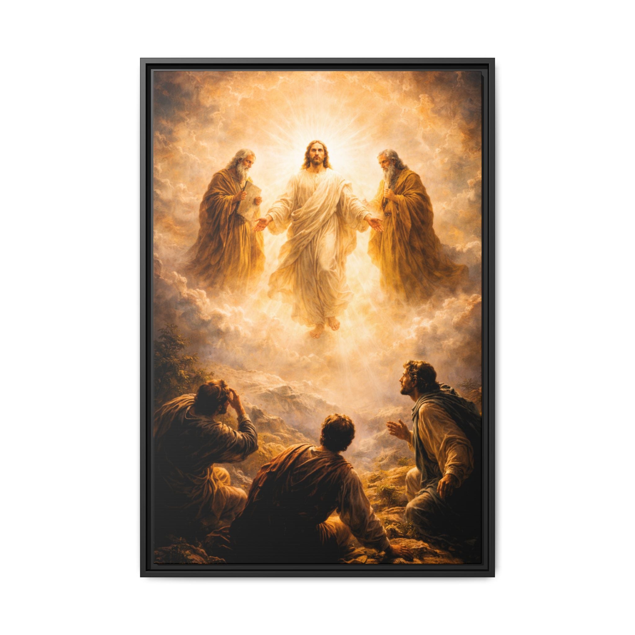 The Transfiguration of Christ on canvas 24 x 36