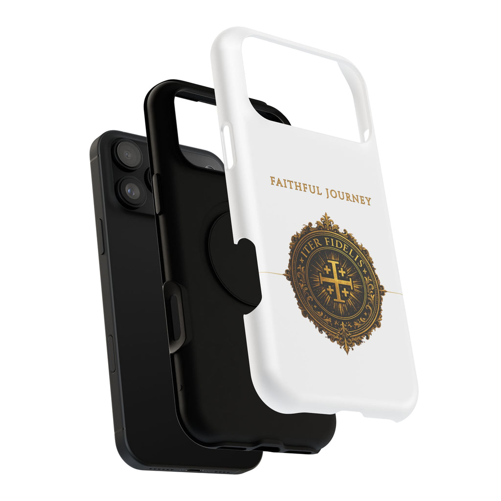 Faithful Journey Impact-Resistant Phone Case — 'Faithful Journey' ITER FIDELIS Seal