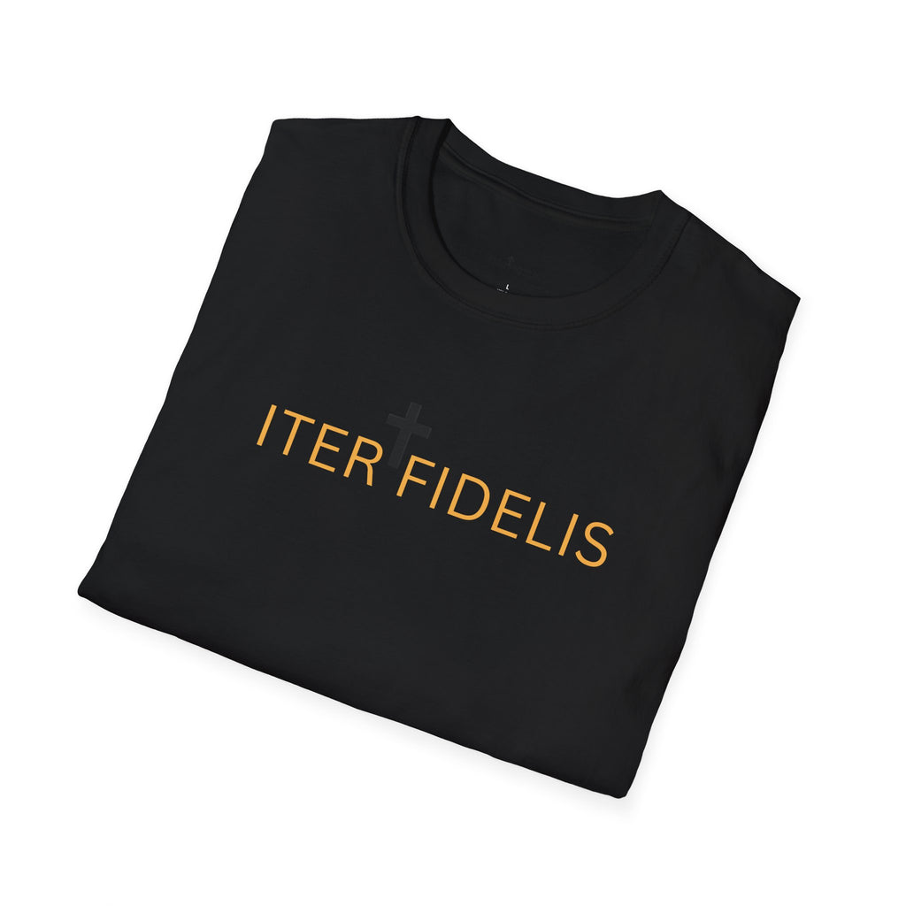 Saint Mary Magdalene T-Shirt — "Iter Fidelis" Religious Graphic Tee