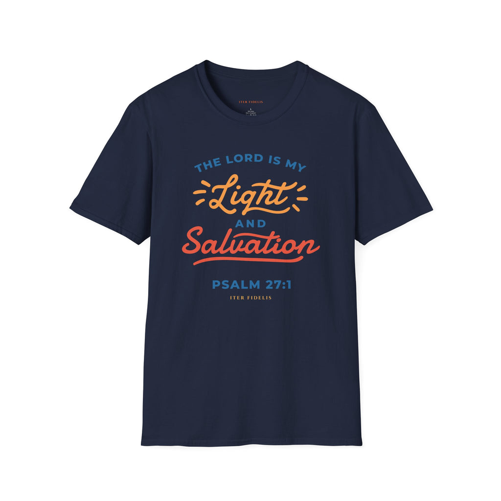 Light and Salvation Psalm 27:1 Tee — Iter Fidelis