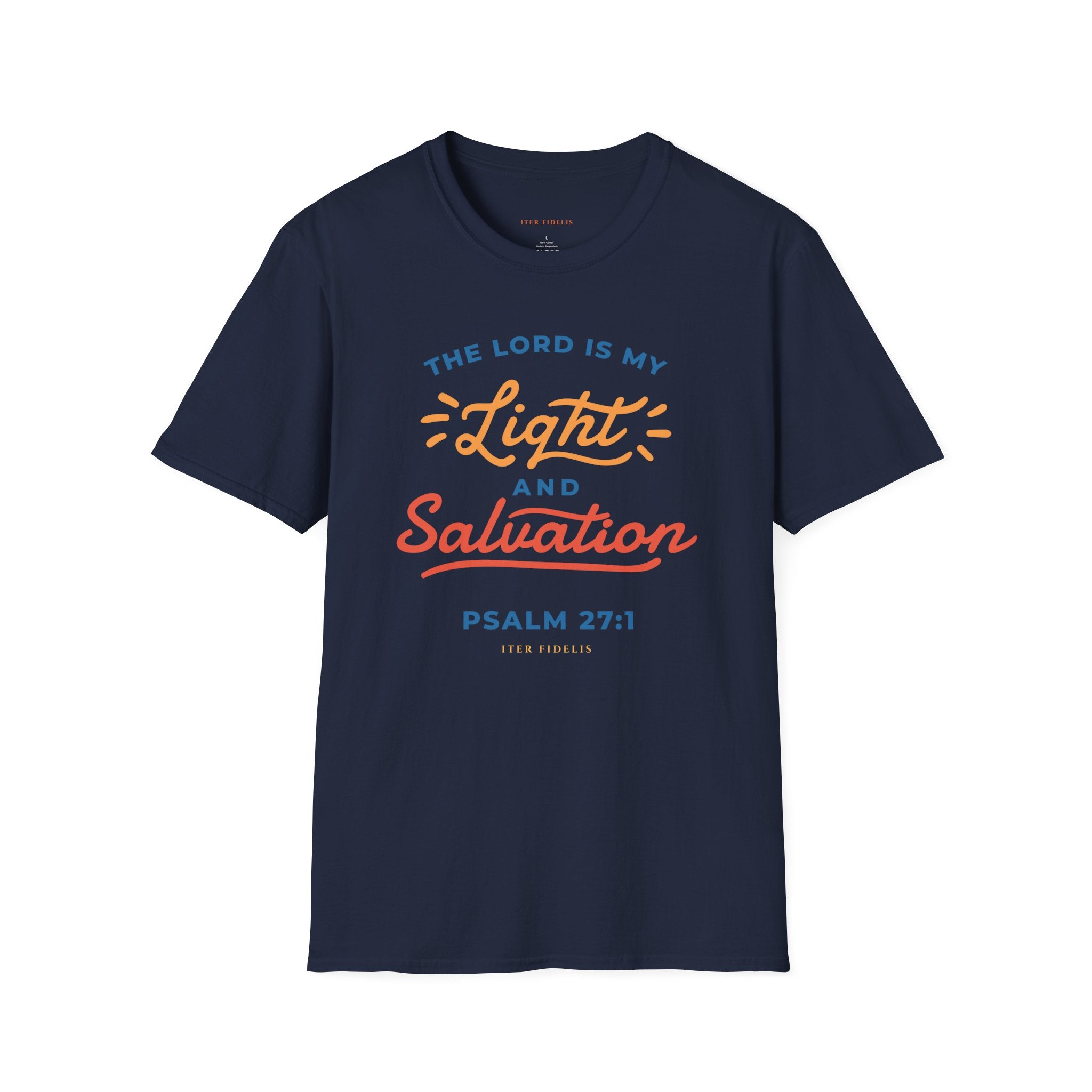 Light and Salvation Psalm 27:1 Tee — Iter Fidelis