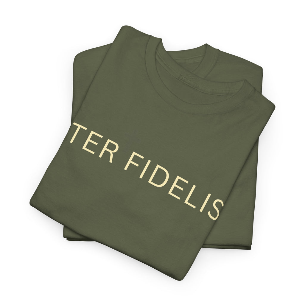 It Is Finished — "Iter Fidelis" with Crucifix Design
