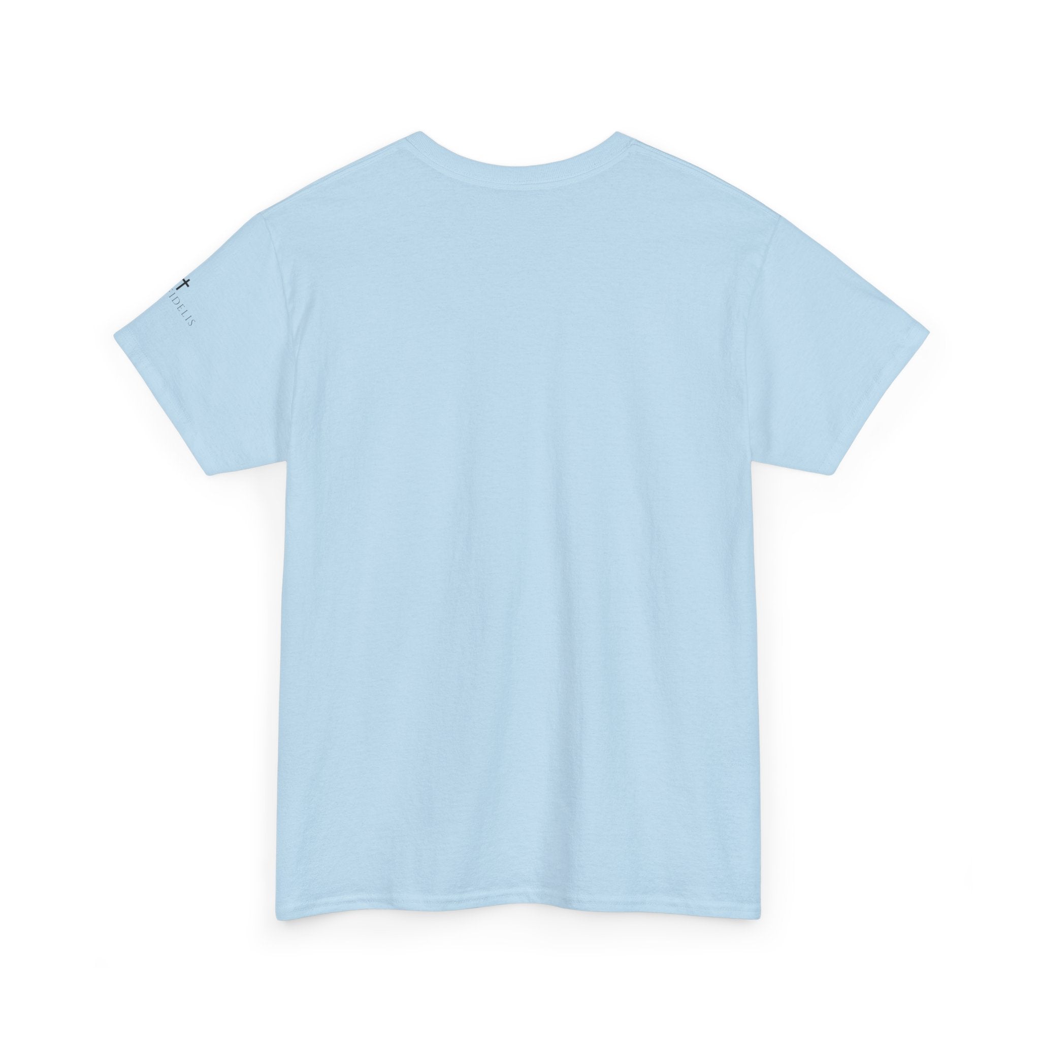 St. Agnes Crest Tee | Faithful Unto Death, Religious Cross T-Shirt