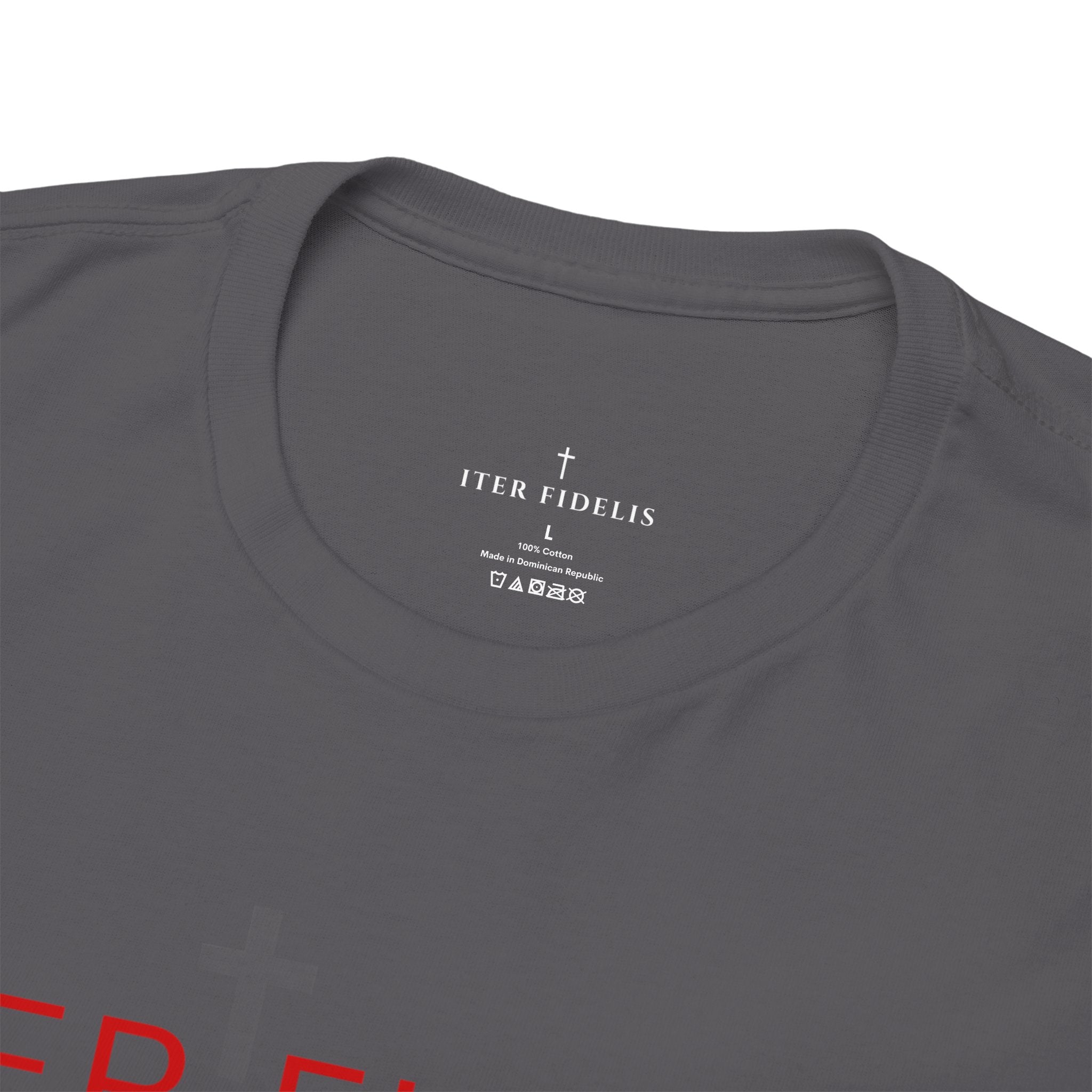 T-Shirt — "Iter Fidelis" Christian Tee: "Be Like Jesus" Inspirational Faith Shirt