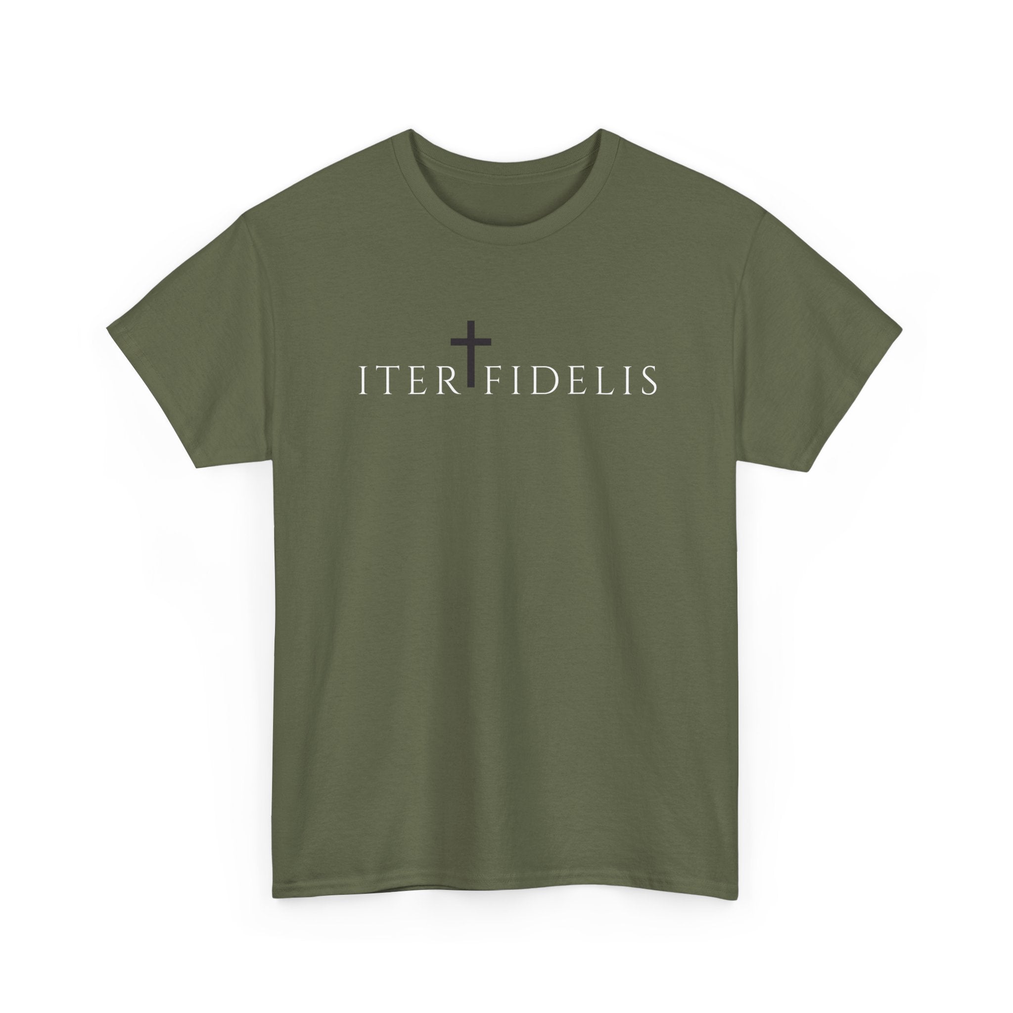 Iter Fidelis T-Shirt — "My Loss Was Not Suffering" Faith & Resilience Graphic Tee