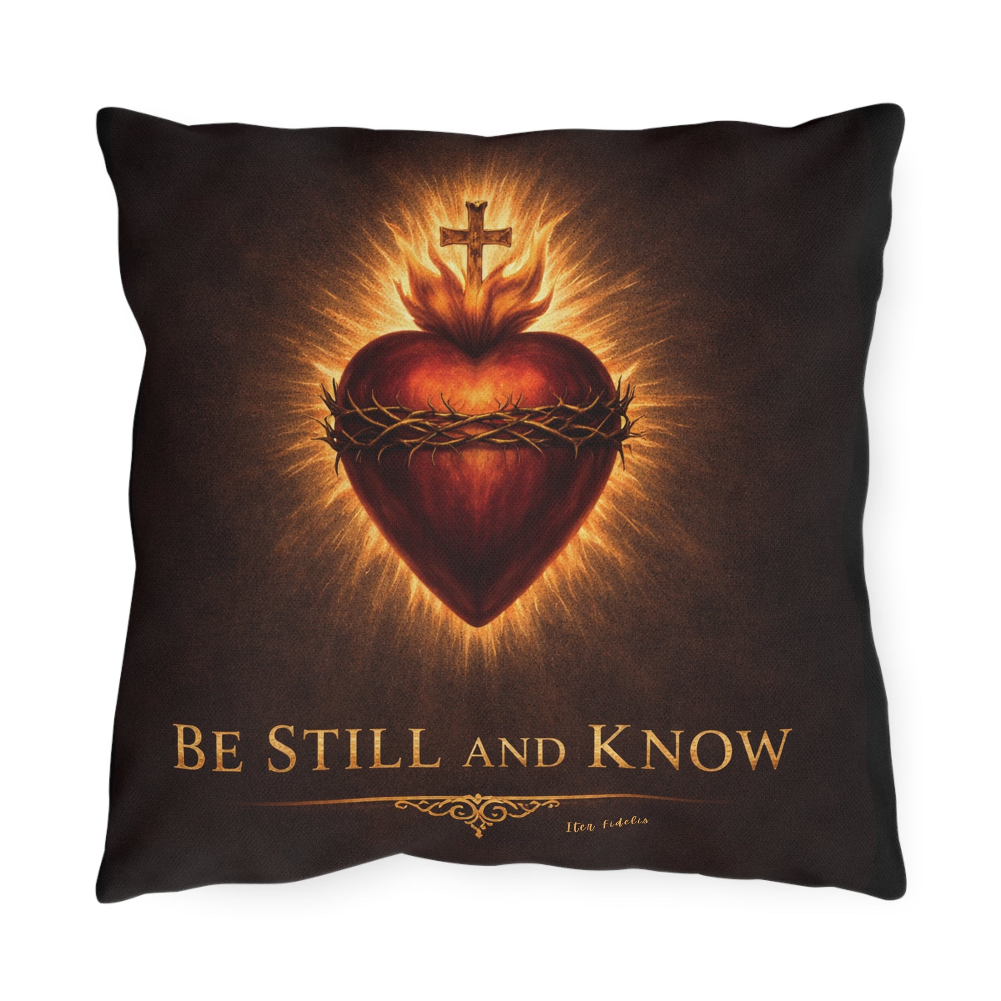 Steadfast Heart Outdoor Pillow