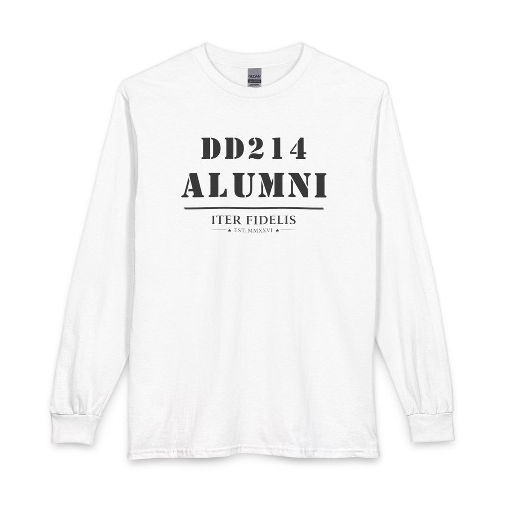 DD214 Alumni Army Veteran T-Shirt — 'I Have Earned It' Military LS