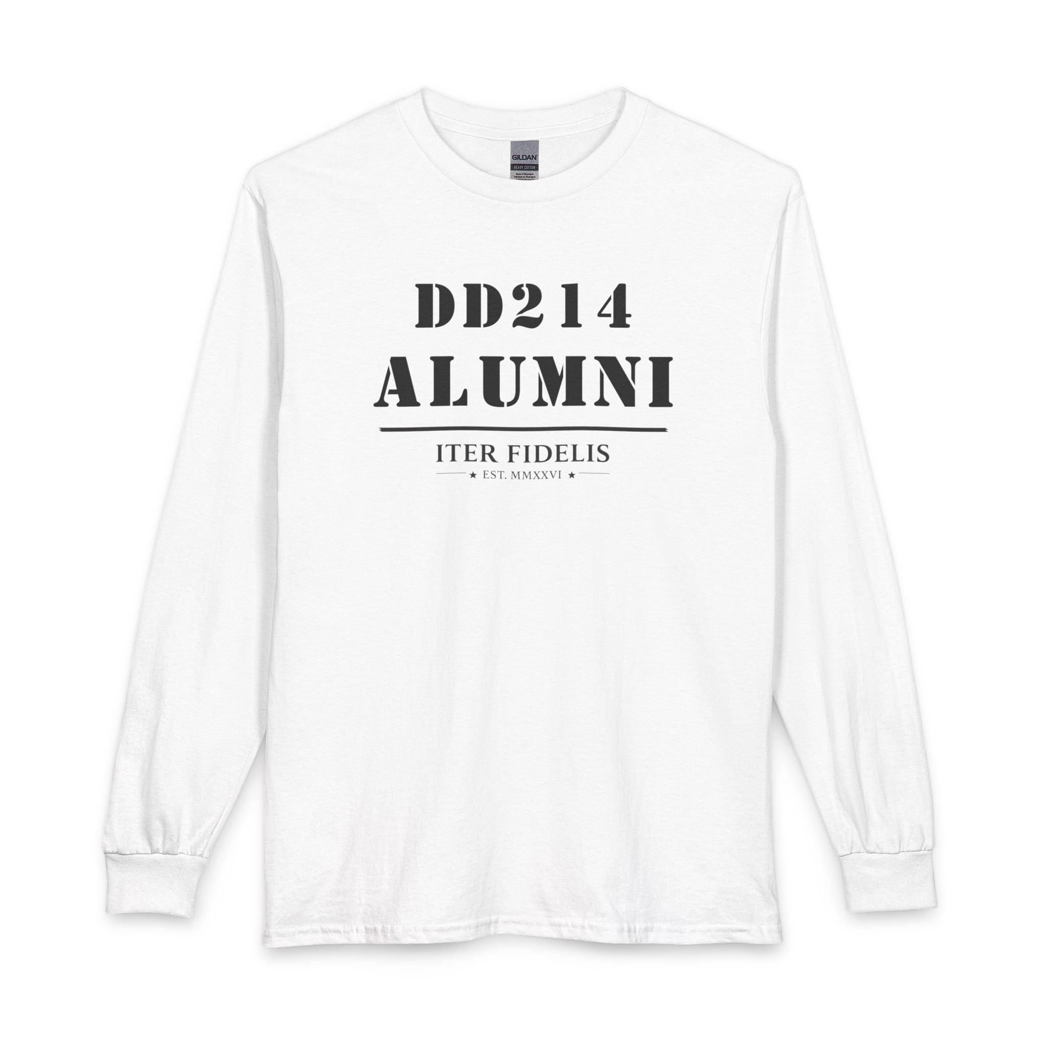 DD214 Alumni Army Veteran T-Shirt — 'I Have Earned It' Military LS