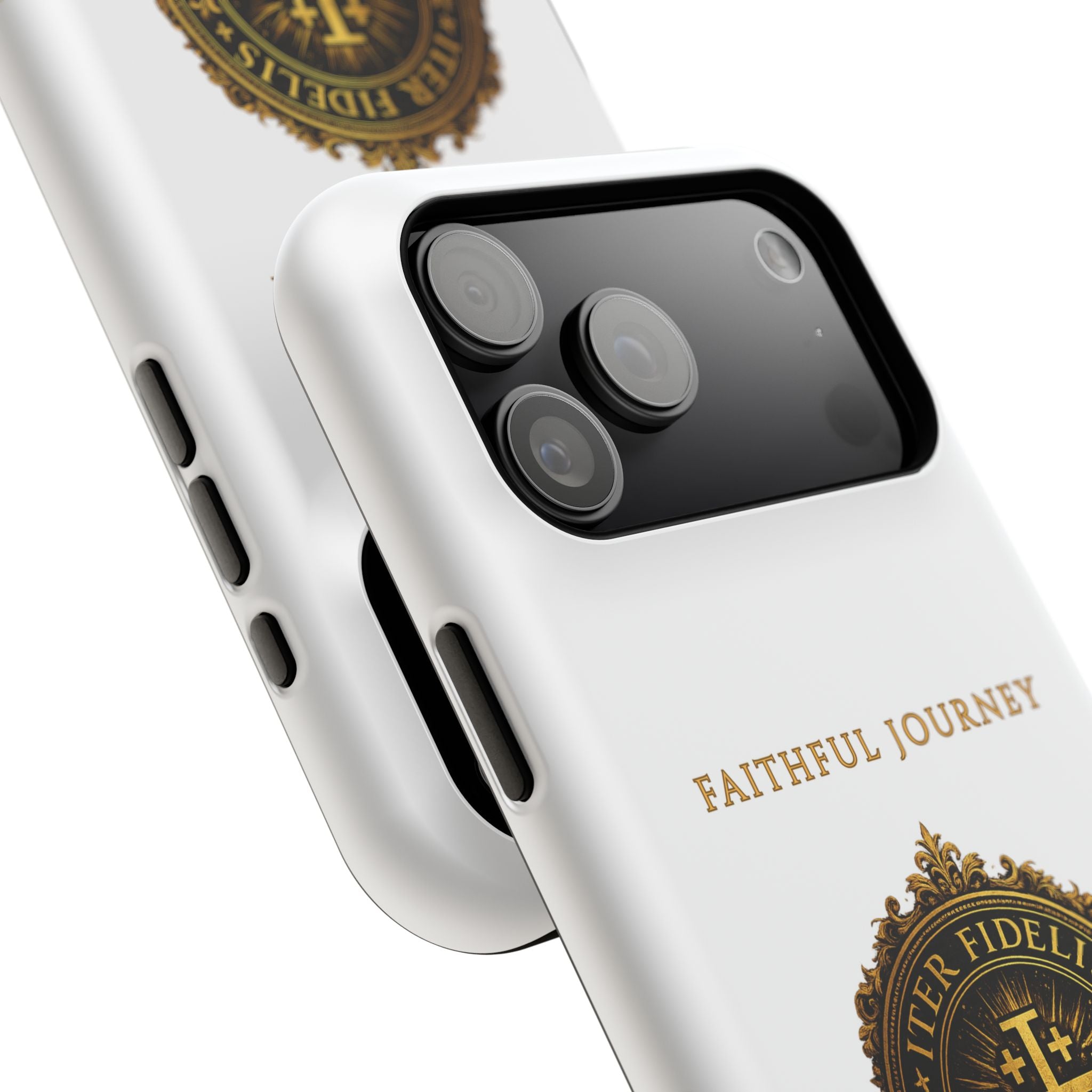 Faithful Journey Impact-Resistant Phone Case — 'Faithful Journey' ITER FIDELIS Seal