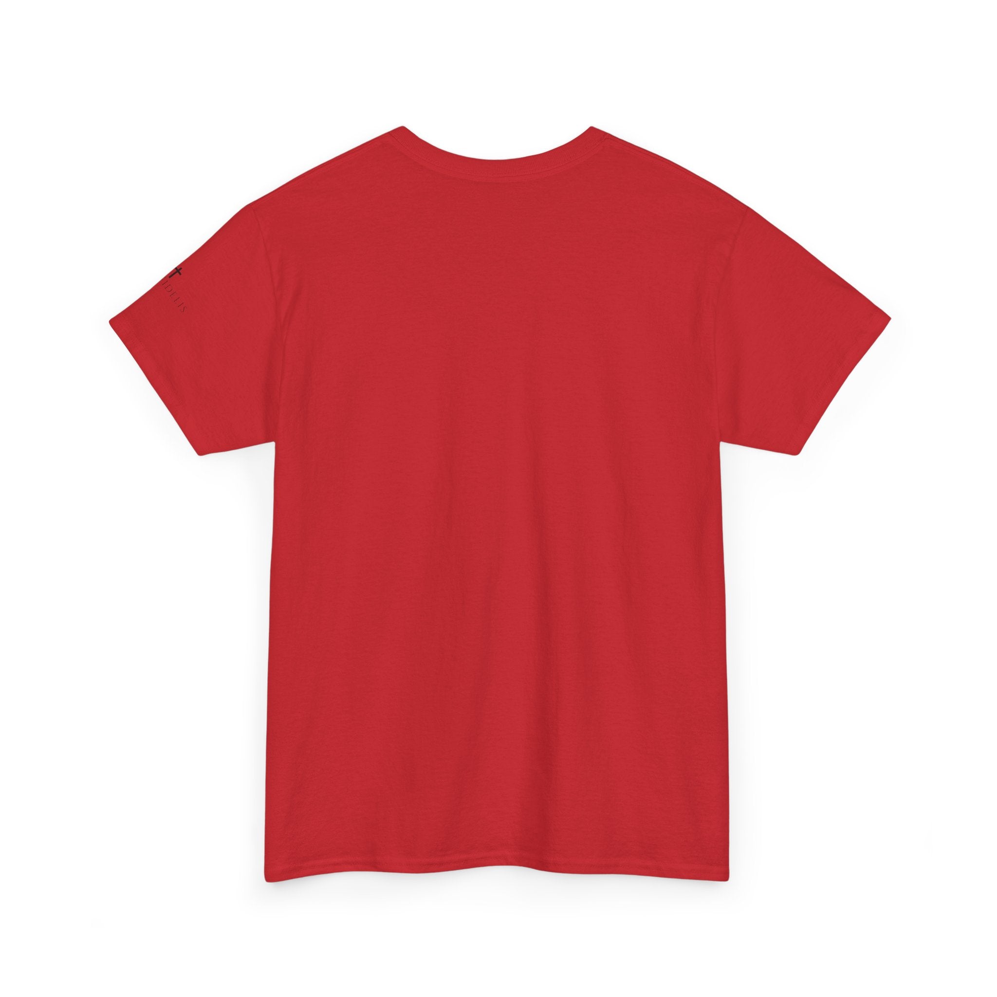 St. Agnes Crest Tee | Faithful Unto Death, Religious Cross T-Shirt