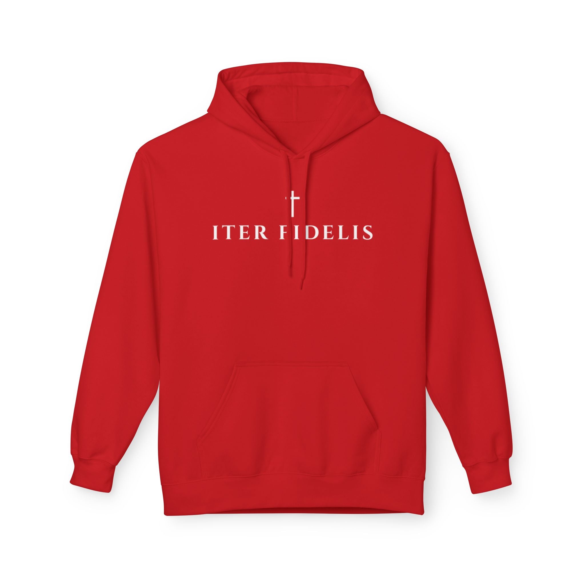 Christian Chi-Rho Hoodie — Iter Fidelis Faith Pullover