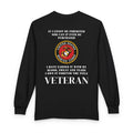 DD214 Alumni Marine Corps Veteran T-Shirt — 'I Have Earned It' Military LS