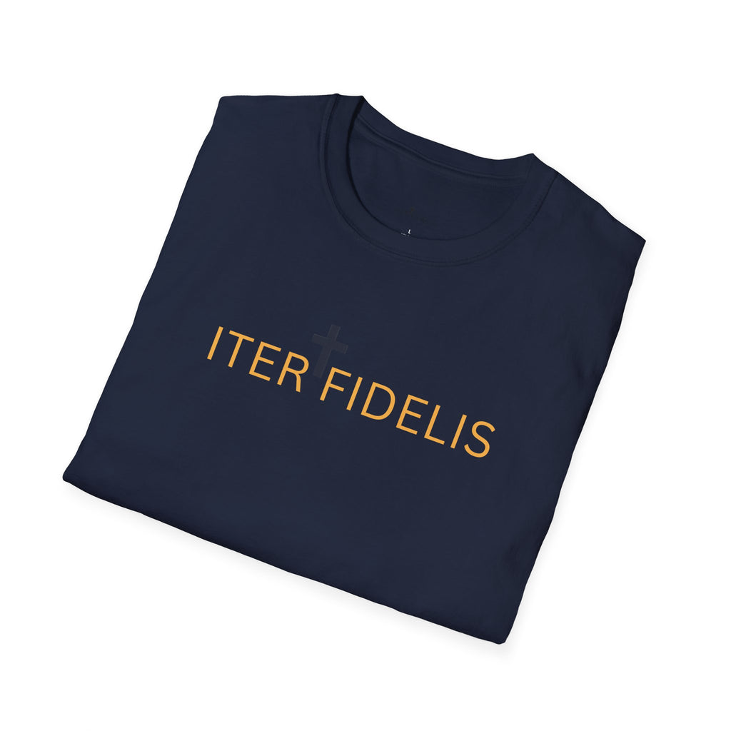 Saint Mary Magdalene T-Shirt — "Iter Fidelis" Religious Graphic Tee